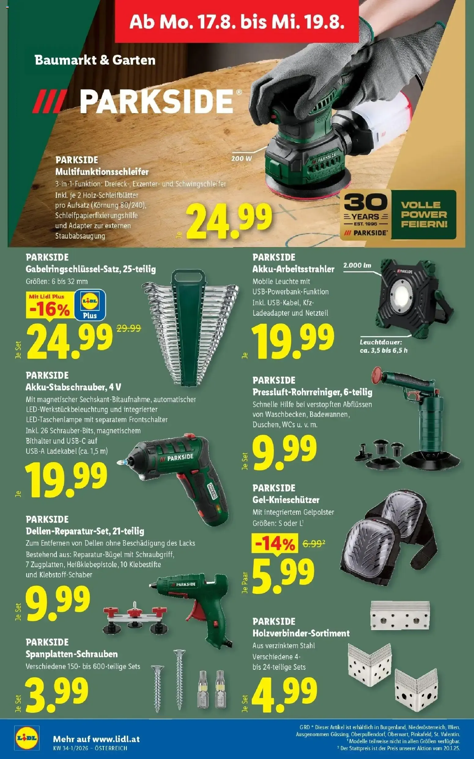 Lidl Plus Österreichs günstigste Preise von 13. August bis 14. August 2026 - Flugblätt seite  31