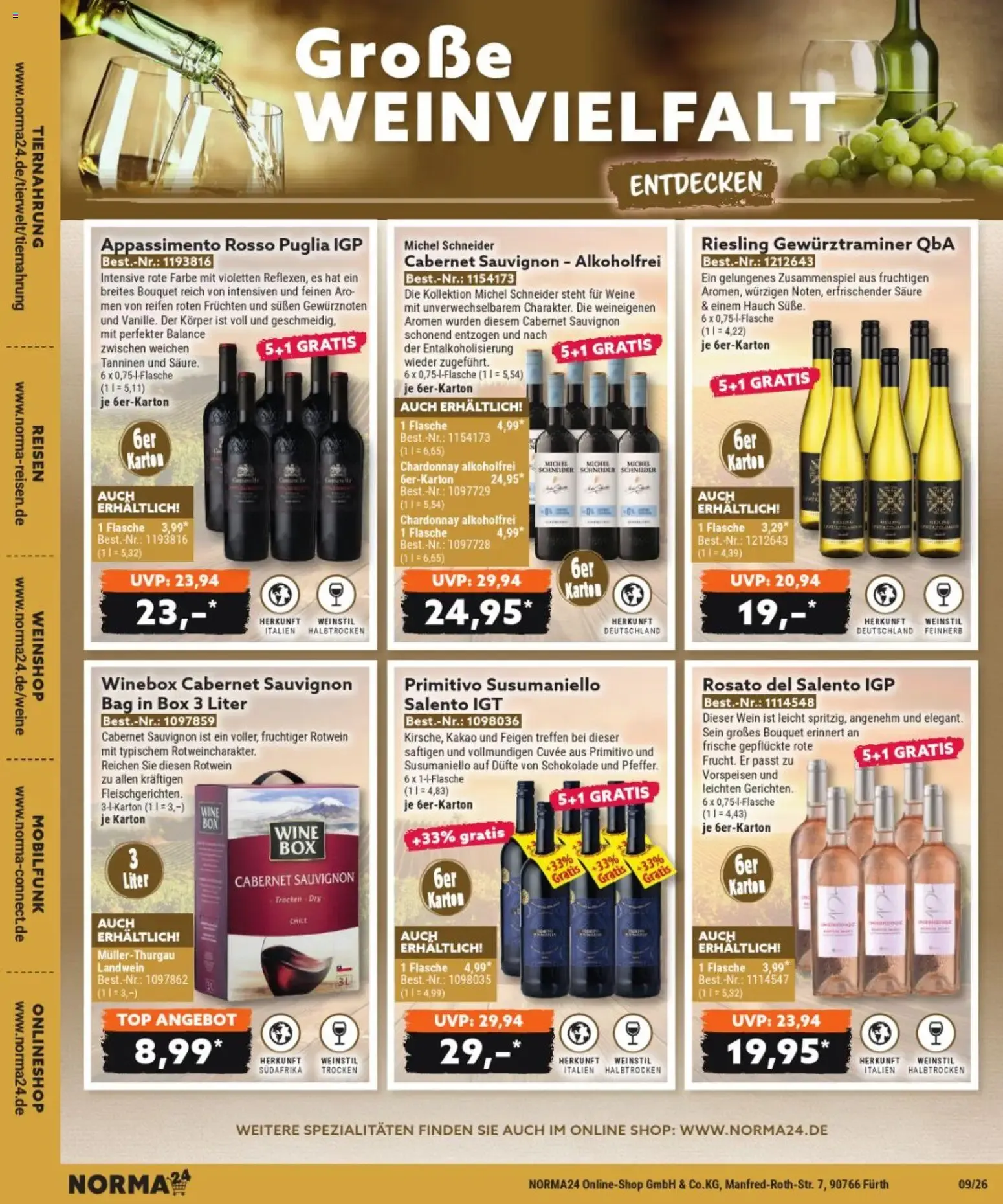 Norma Bestellmagazin September 2026 (ab 01.09.2026) zum blättern » Angebote von 1. September bis 30. September 2026 - Prospekt seite 20