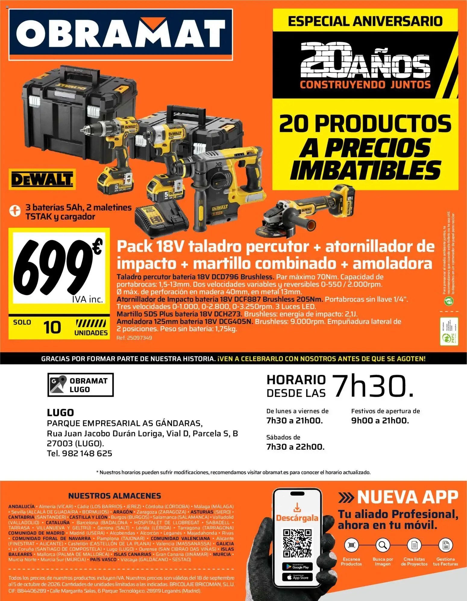 Catálogo de Obramat: Especial Aniversario - 20 Productos a Precios Imbatibles 18 de septiembre al 5 de octubre 2026 - Página 8