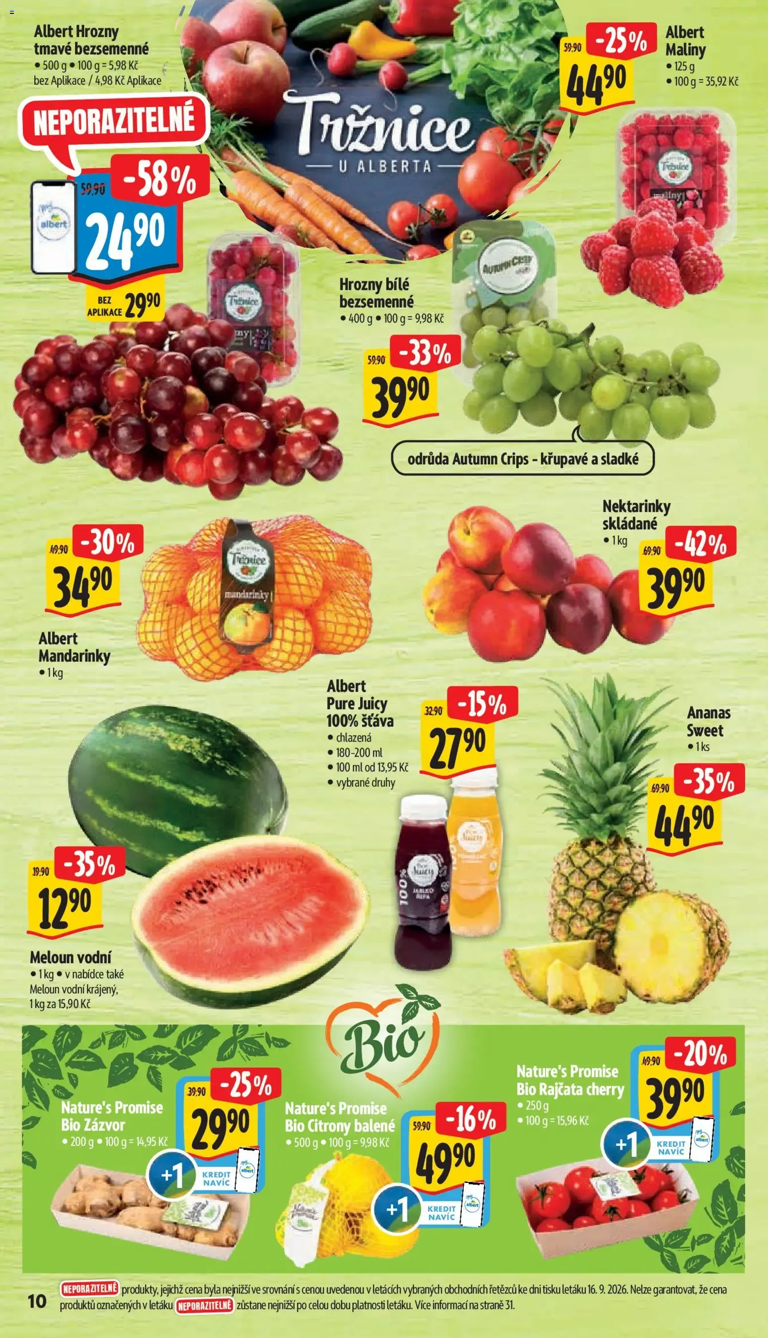 Albert leták - Hypermarket od 23.09.2026 - Akční leták - 23. září 6. října 2026 - Page 16