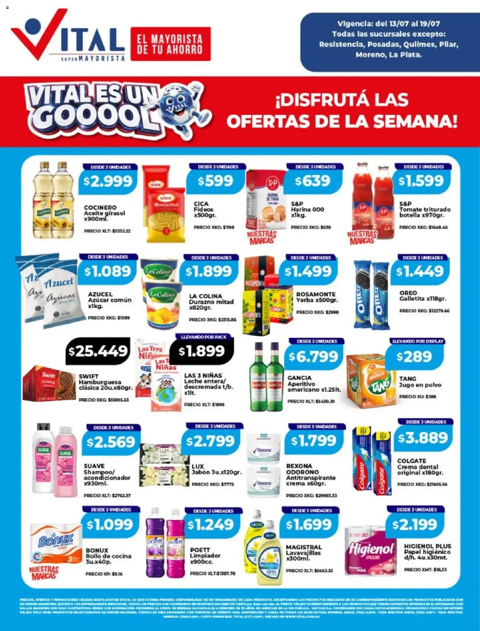 Ofertas de Vital - Ofertas || del 13/07/2026 - 19/07/2026 || Catálogo 13 de julio al 19 de julio 2026 - Página 1 del catálogo