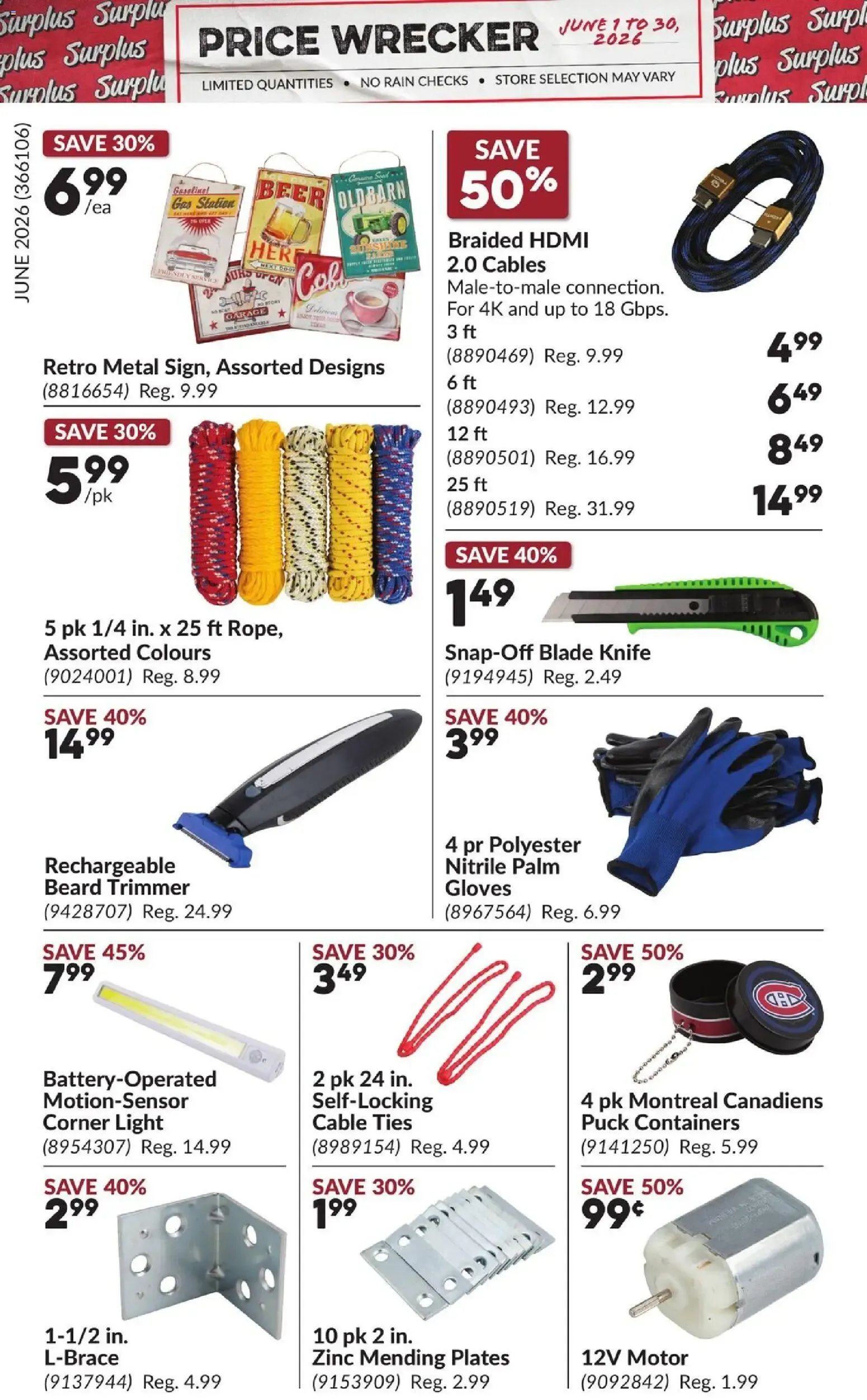 Princess Auto flyer - Price Wrecker from Jun 1, 2026 > weekly specials & deals from June 1 to June 30 2026 - flyer page 2