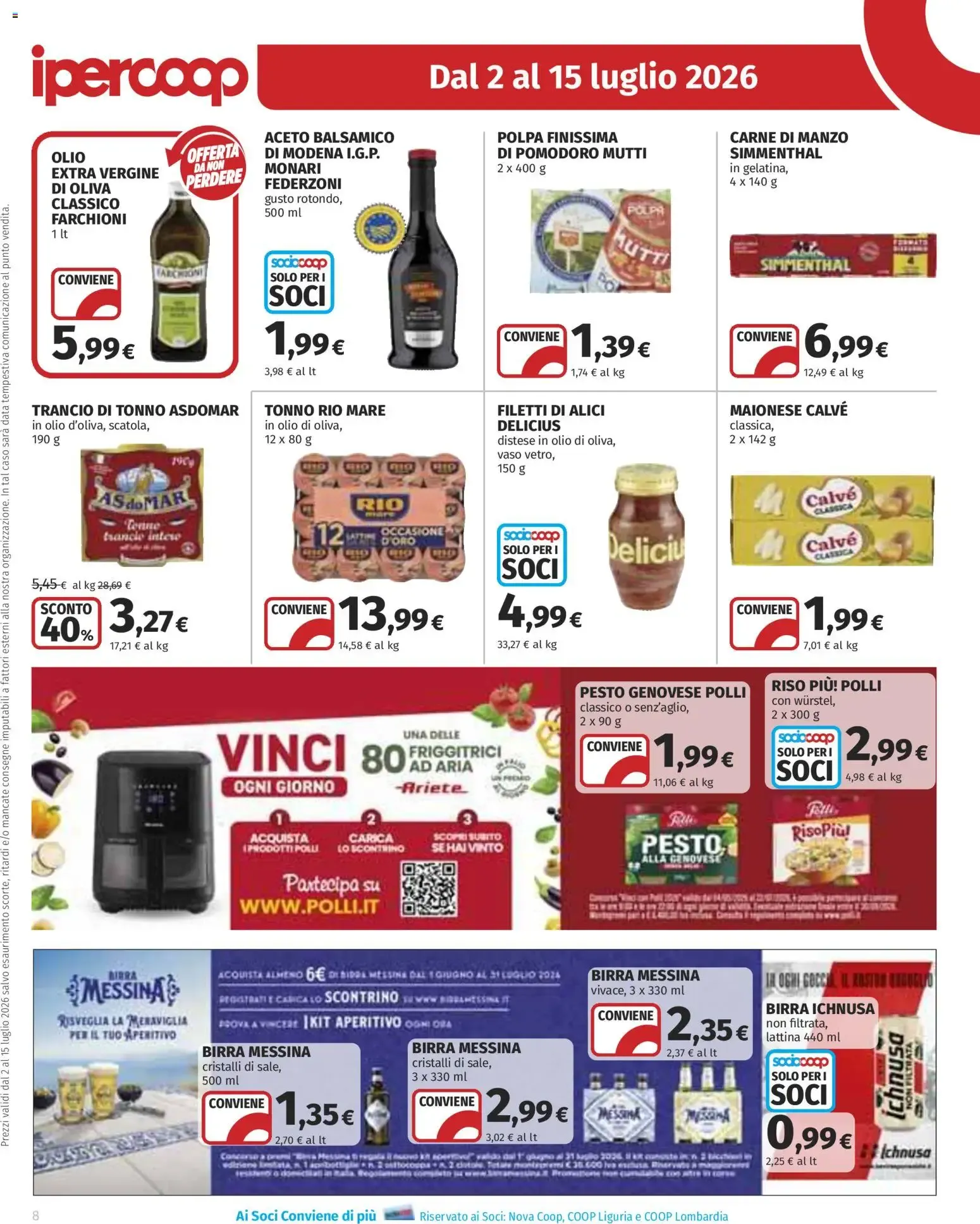 Anteprima volantino Ipercoop dal 02/07/2026 - nuovo offerte da 2 luglio a 15 luglio di 2026 - Pagina del volantino 8