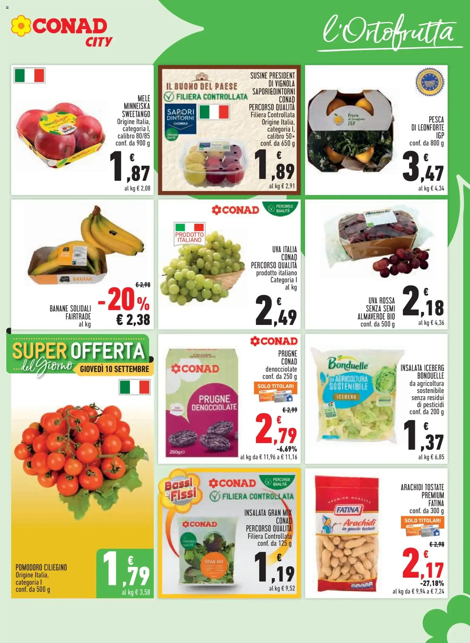 Volantino Conad City - Campioni del Risparmio da 9 settembre a 22 settembre di 2026 - Pagina del volantino 5