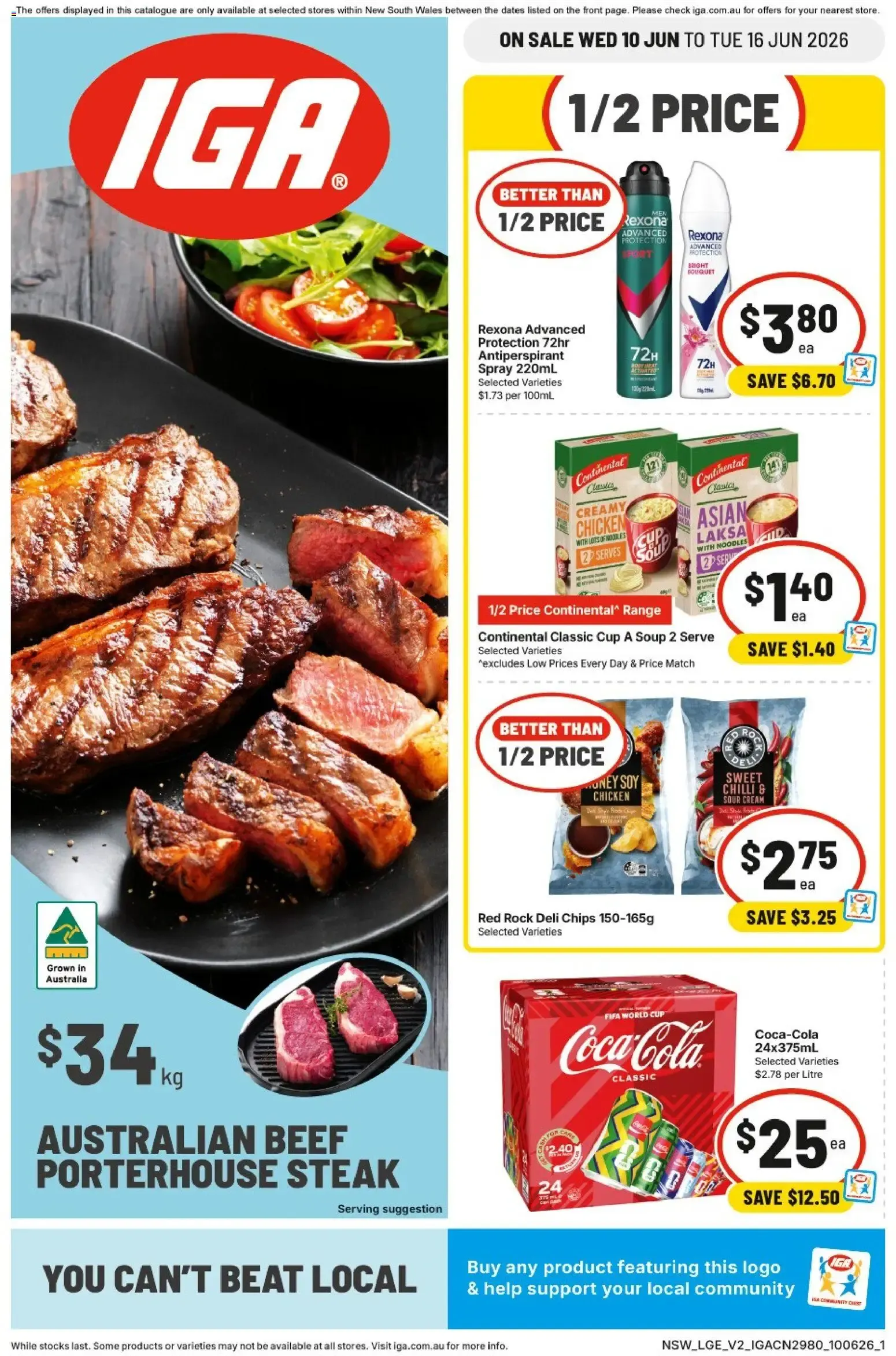 IGA catalogue valid from 10/06/2026 > Online Australia - Catalogue valid from 10 June to 16 June 2026 - page 1