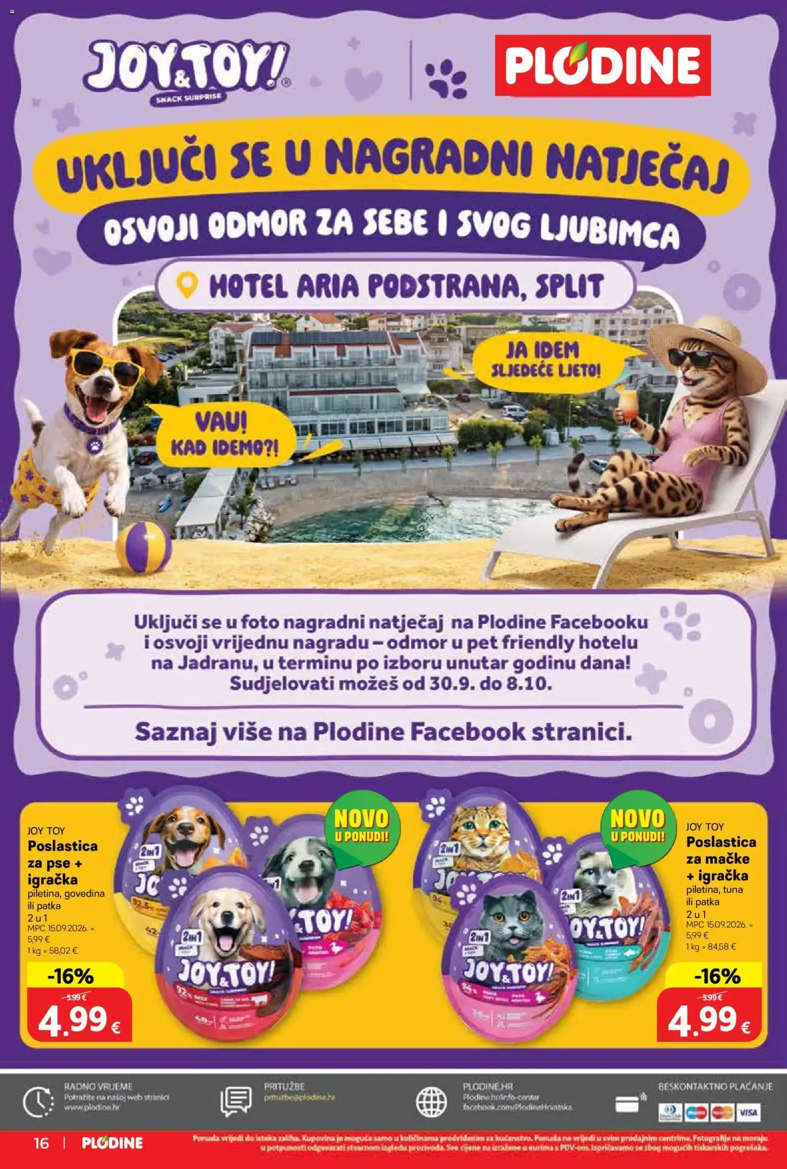 Katalog Plodine Katalog kućni ljubimci novi od 01.10.2026 na listanje > letak digitalni od 1. listopada do 14. listopada 2026. - Pregled Stranica 16