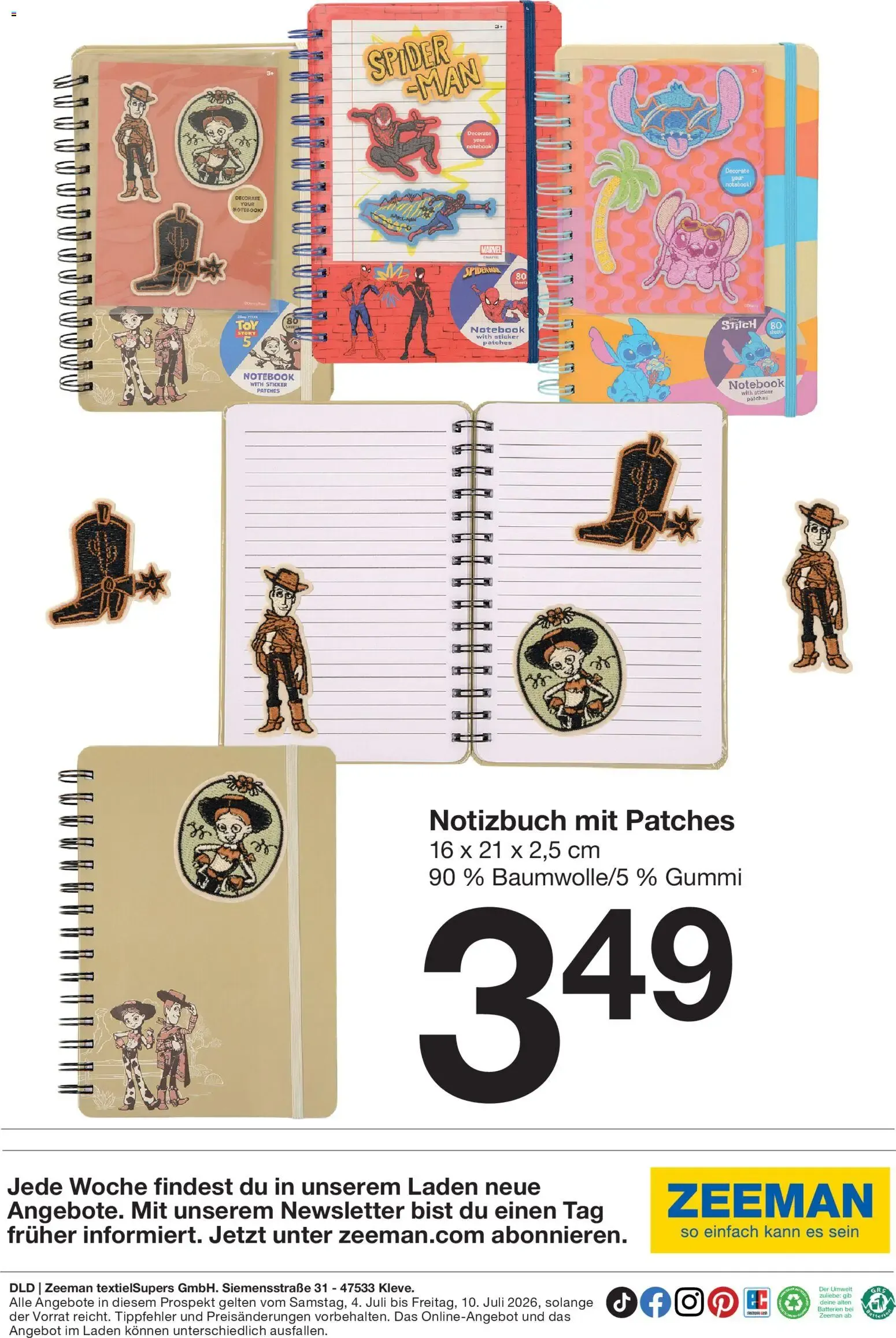 Diese Woche: Toy Story und andere Helden. von 4. Juli bis 10. Juli 2026 - Prospekt seite 7