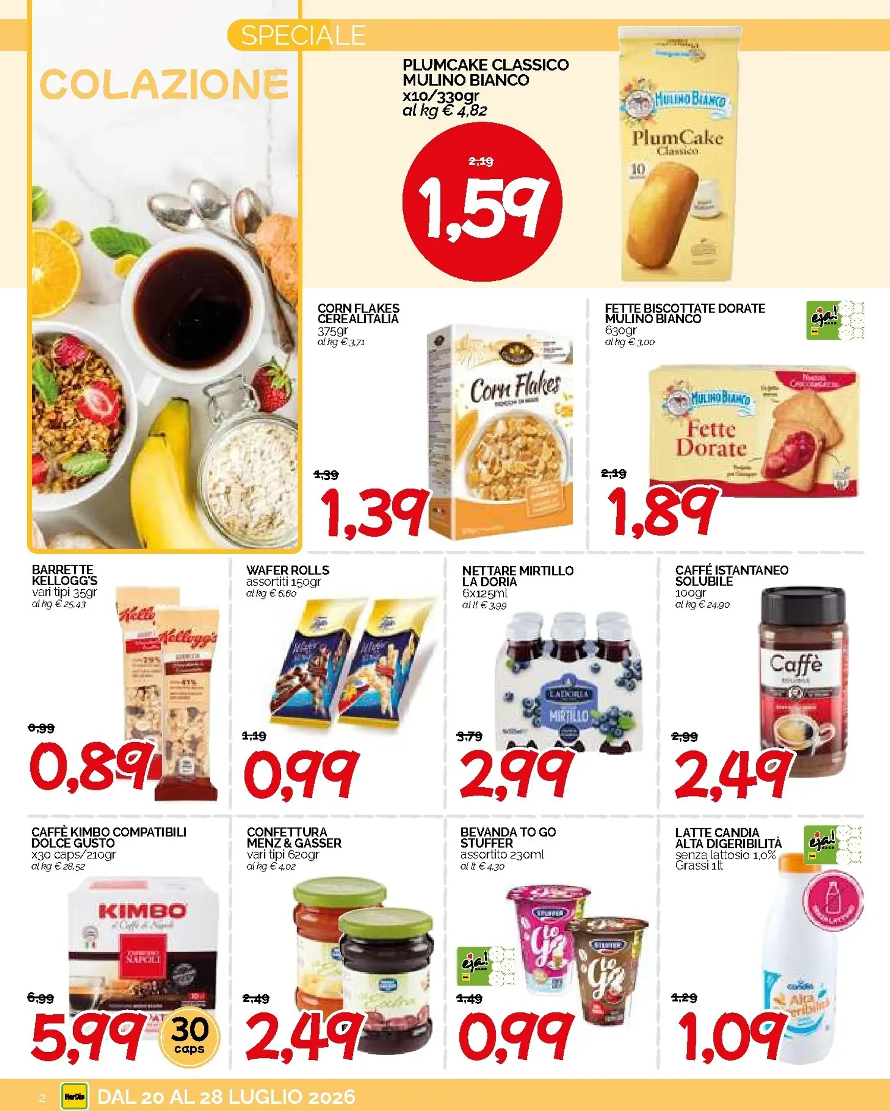 HarDis - La Spesa di Fine Mese da 20 luglio a 28 luglio di 2026 - Pagina del volantino 2