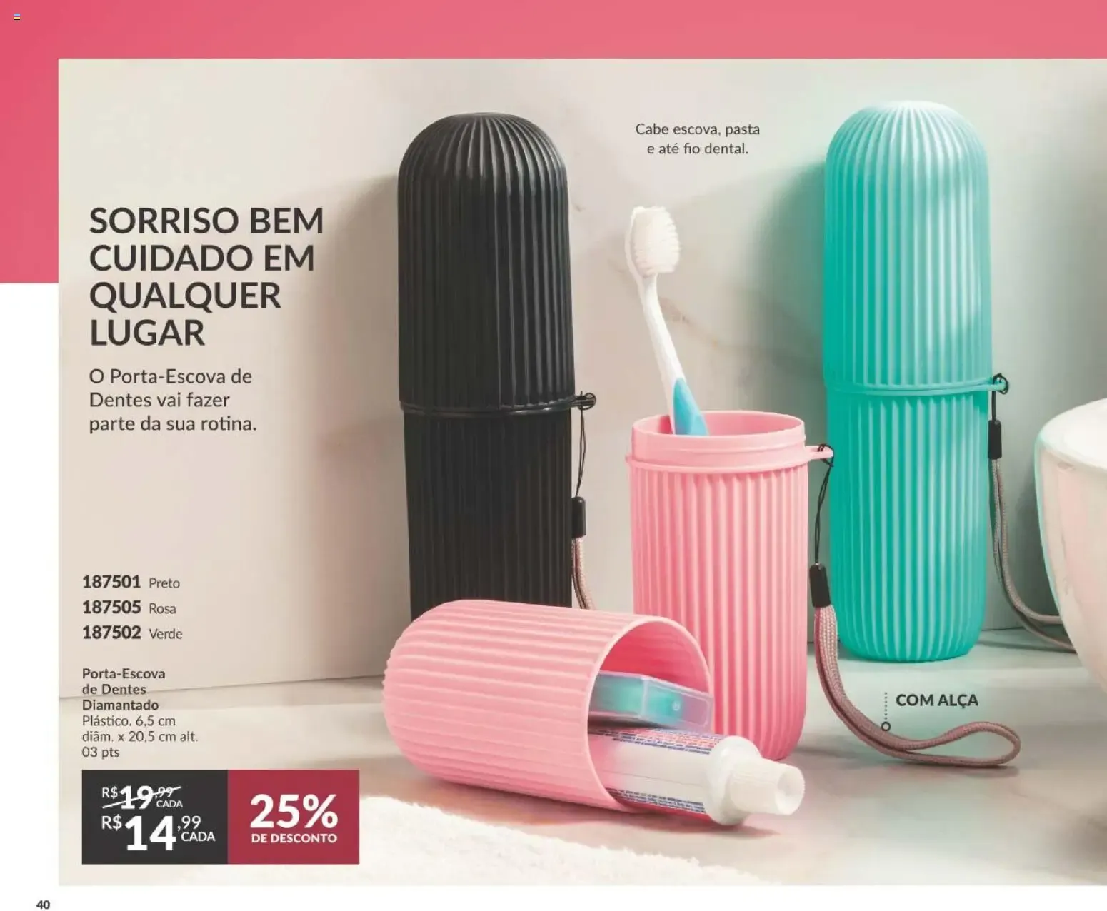 Encarte de Revista Avon - Campanha 14: Casa & Estilo de 01/09/2026 | Promoção Online 1 de setembro até 21 de setembro 2026 - Pagina 40