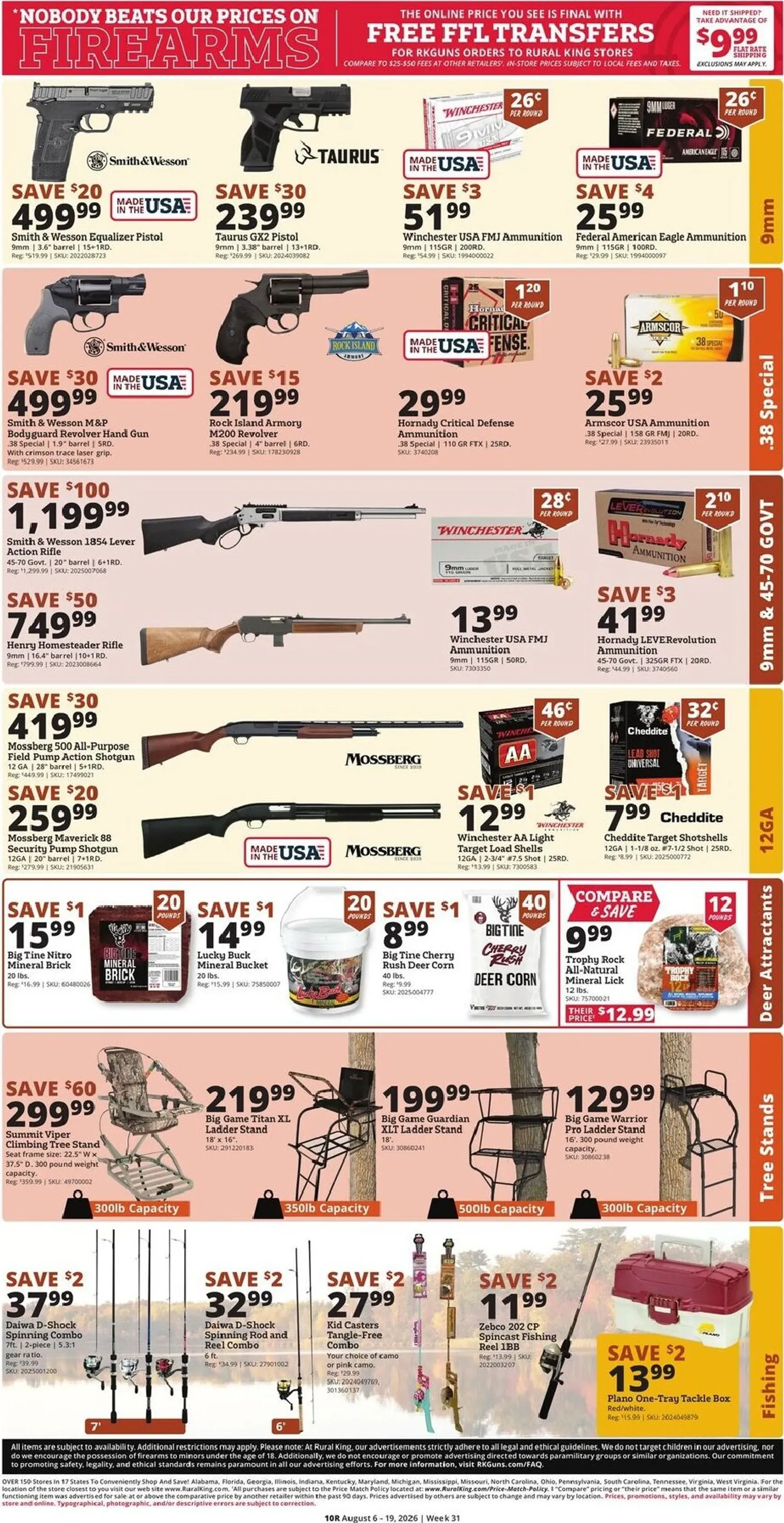 Weekly ad Current Rural King leaflet valid from Thursday 08/06/2026 to Wednesday 08/19/2026 from August 6 to August 19 2026 - Page 10