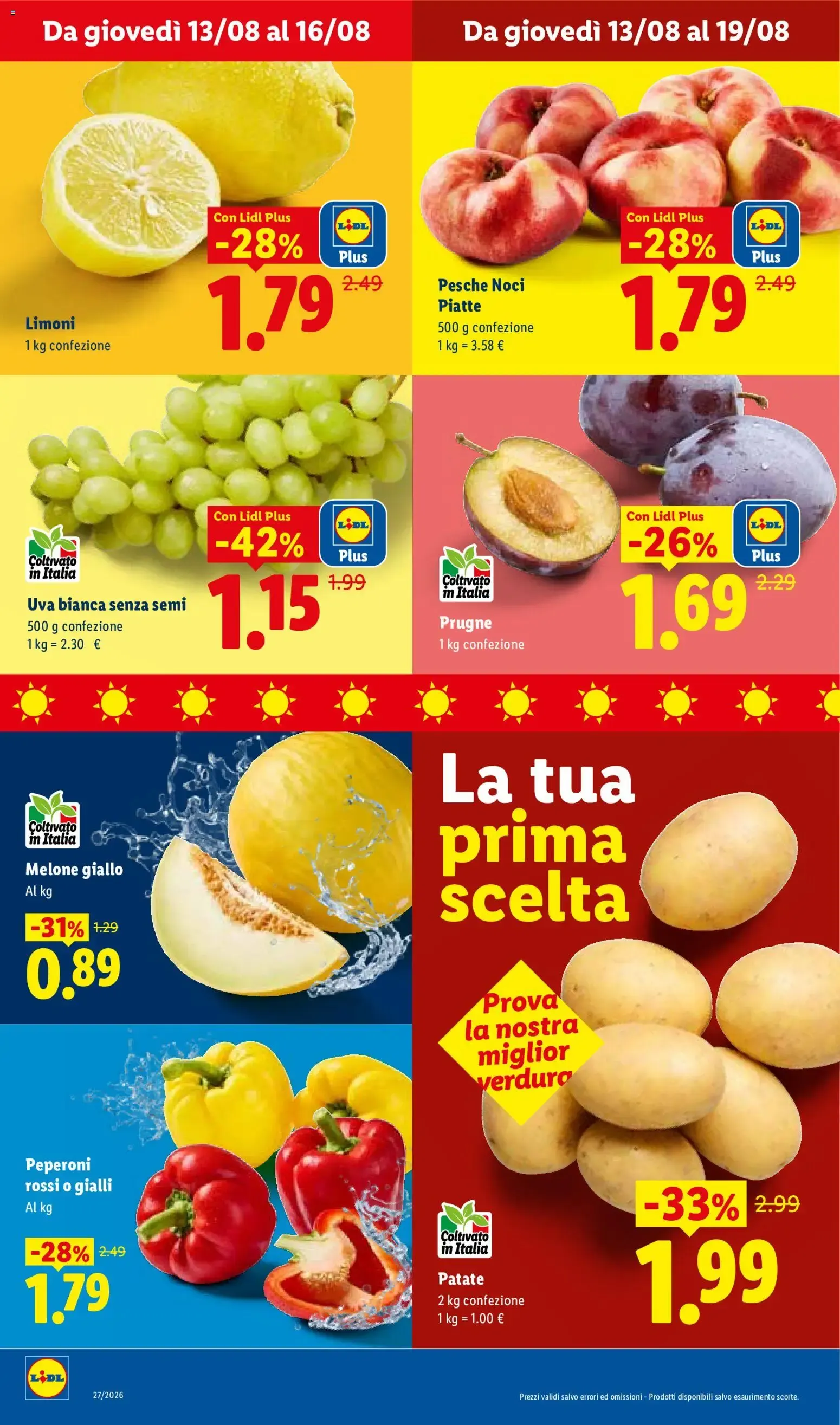 Freschezza e convenienza anche a Ferragosto. da 13 agosto a 19 agosto di 2026 - Pagina del volantino 2