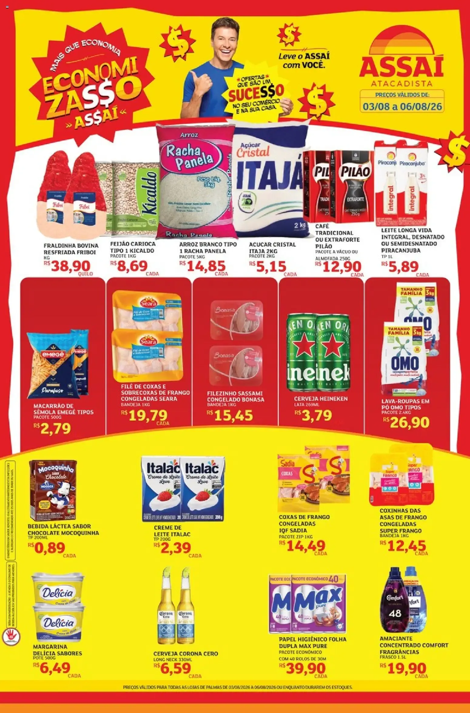 Encarte de Assaí Atacadista ofertas - TO de 03/08/2026 | Promoções Online 3 de agosto até 6 de agosto 2026 - Pagina 1