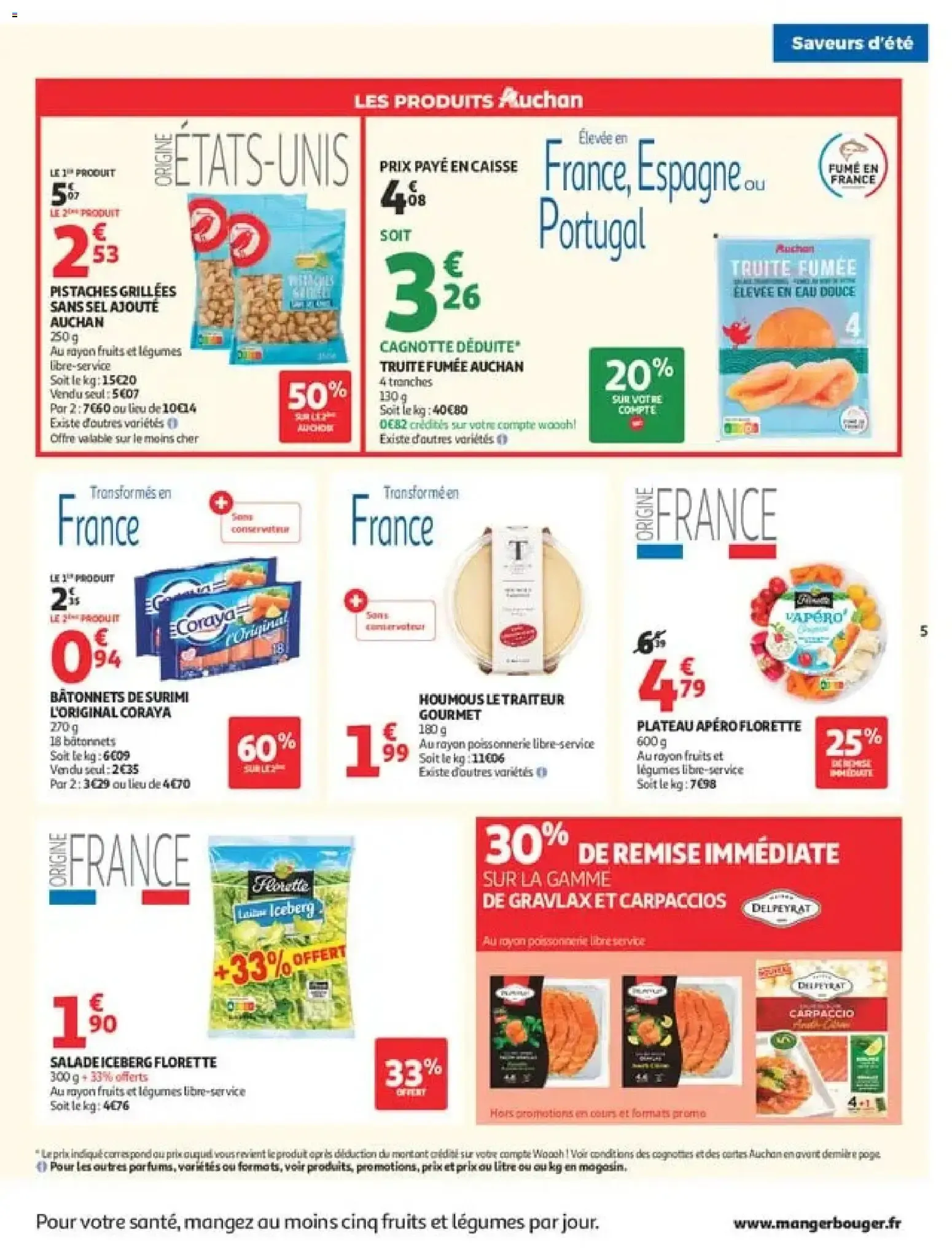 Auchan: Offres du moment du 28 juillet au 9 août 2026 - Catalogue page 5