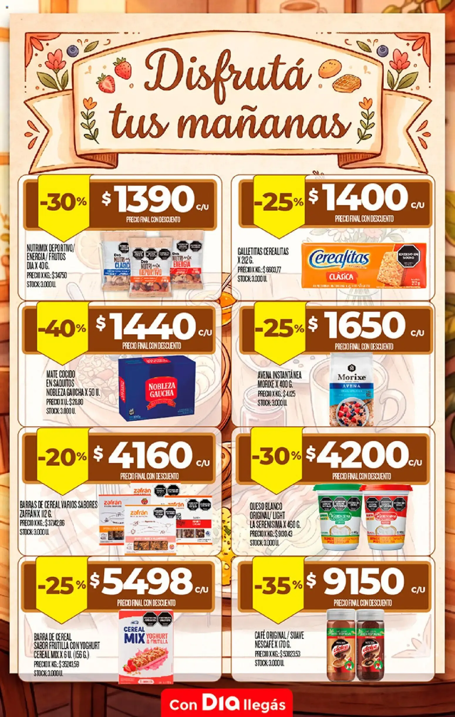 Ofertas de Disfrutá tus mañanas 19 de agosto al 24 de agosto 2026 - Página 1 del catálogo