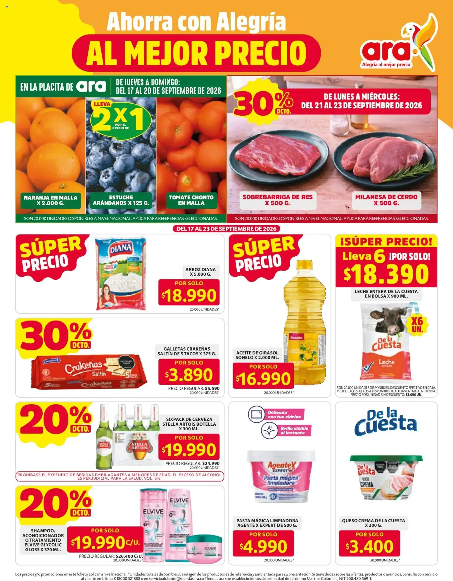 Catalogo de Ara catálogo desde el 17/09/2026 > Revistas Septiembre 17 de septiembre al 23 de septiembre 2026 - Pag 1