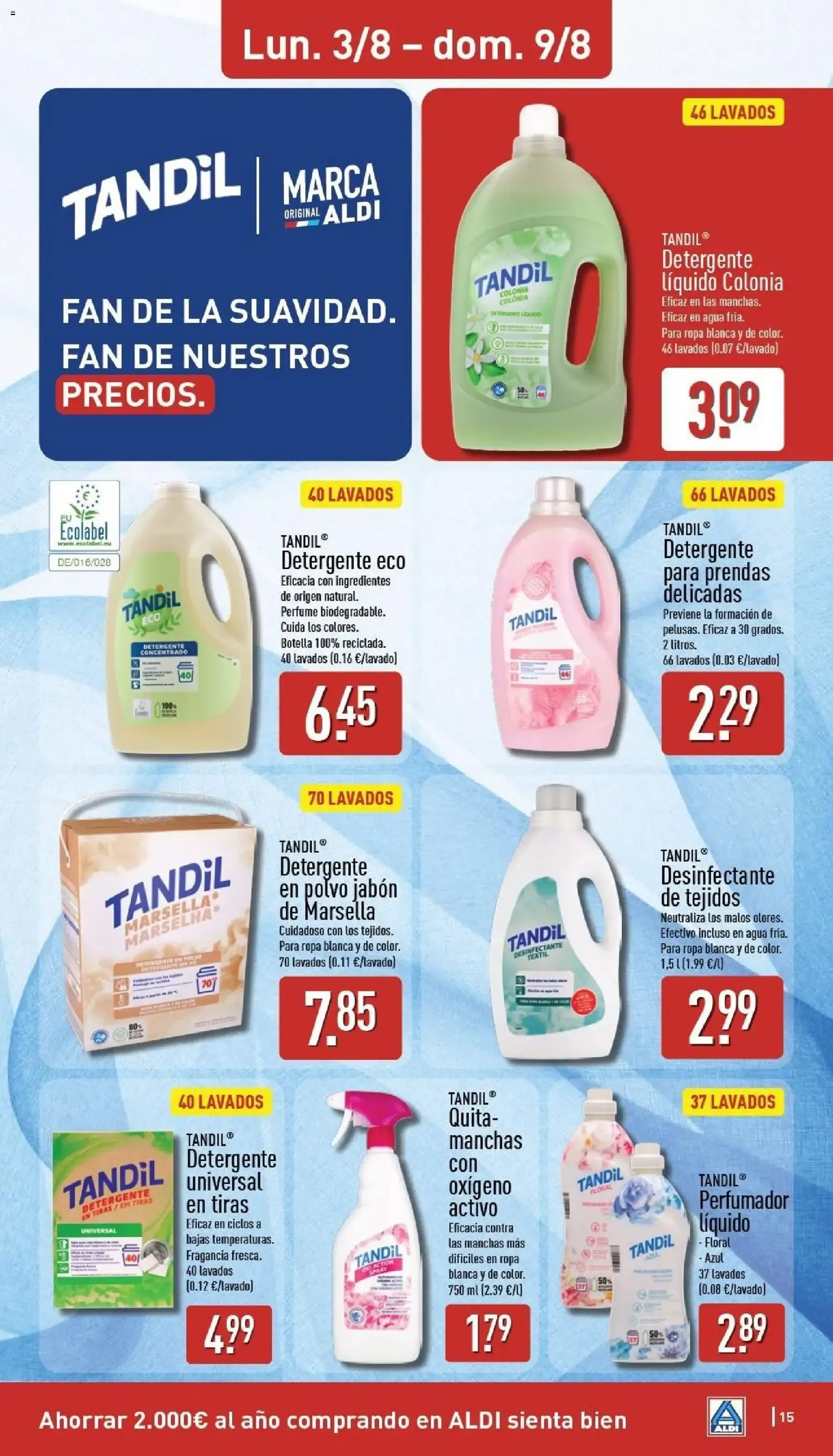 Catálogo de Aldi: Frescura a precios para tirarse a la piscina 3 de agosto al 9 de agosto 2026 - Página 15