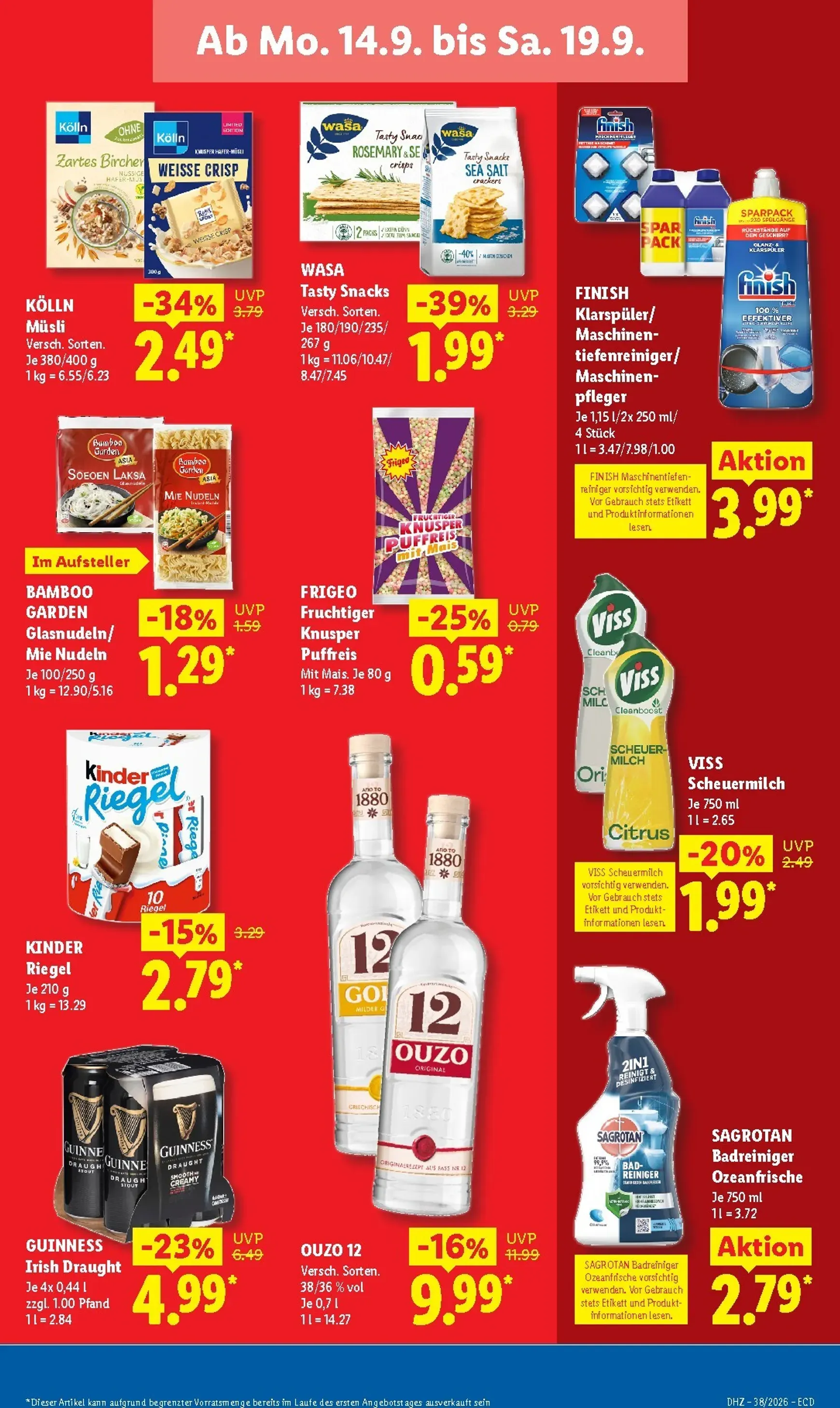 Lidl Prospekt - Ofertas del 14 al 19 de Septiembre von 14. September bis 19. September 2026 - Prospekt seite 20