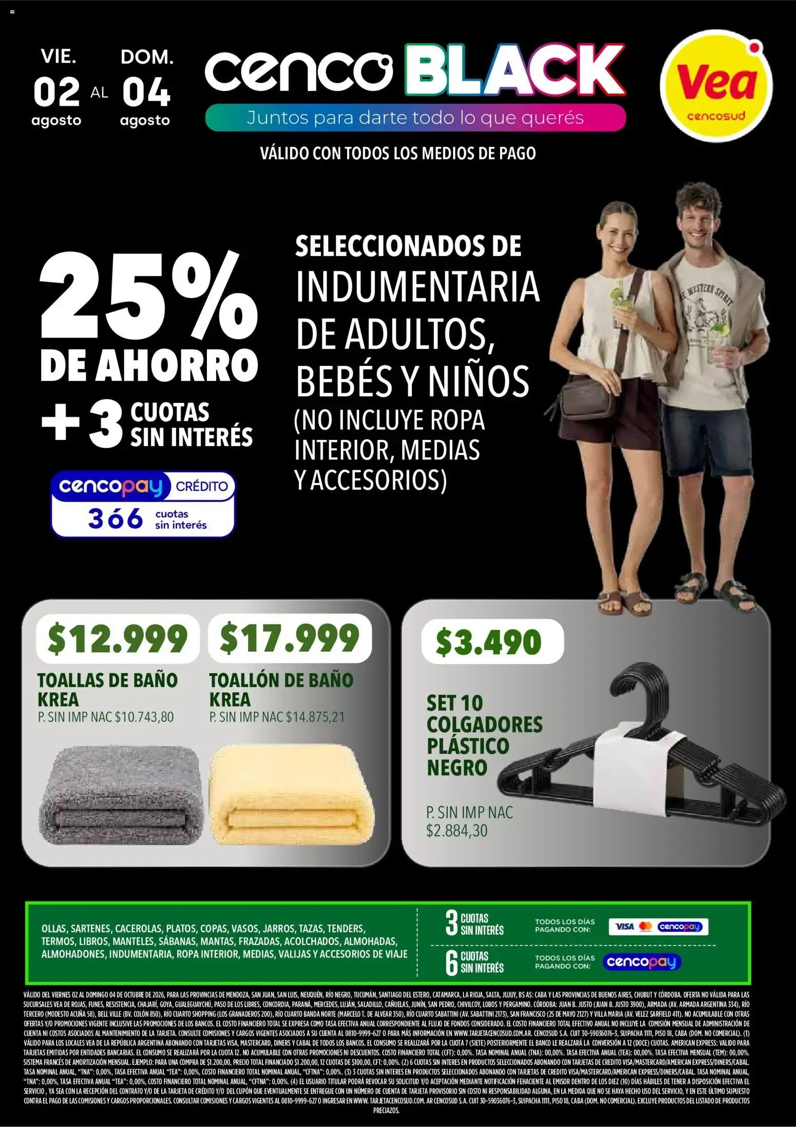 Ofertas de Cenco Black Vea 2 de octubre al 4 de octubre 2026 - Página 9 del catálogo