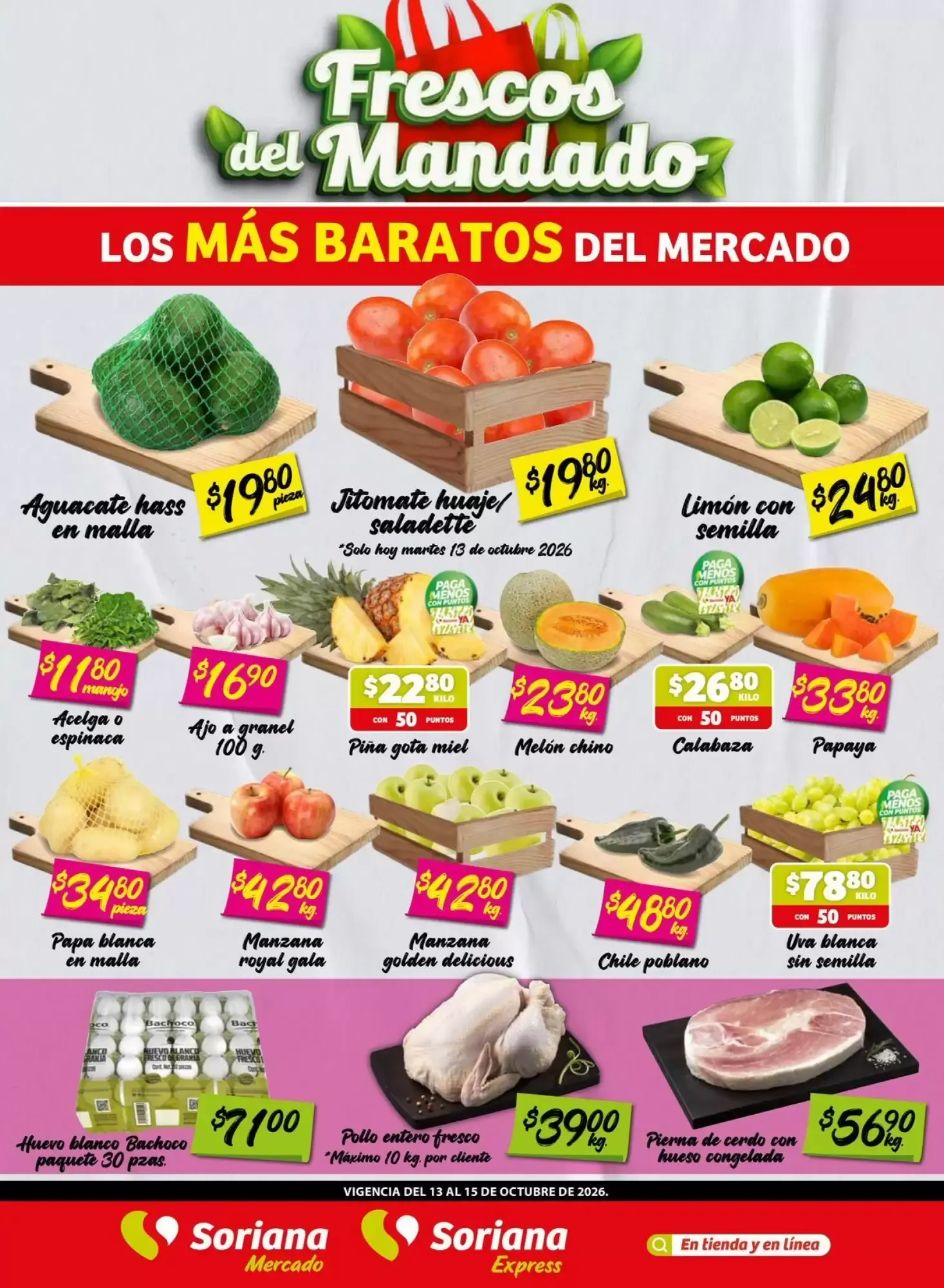 Frescos del Mandado: Los Más Baratos del Mercado - Soriana