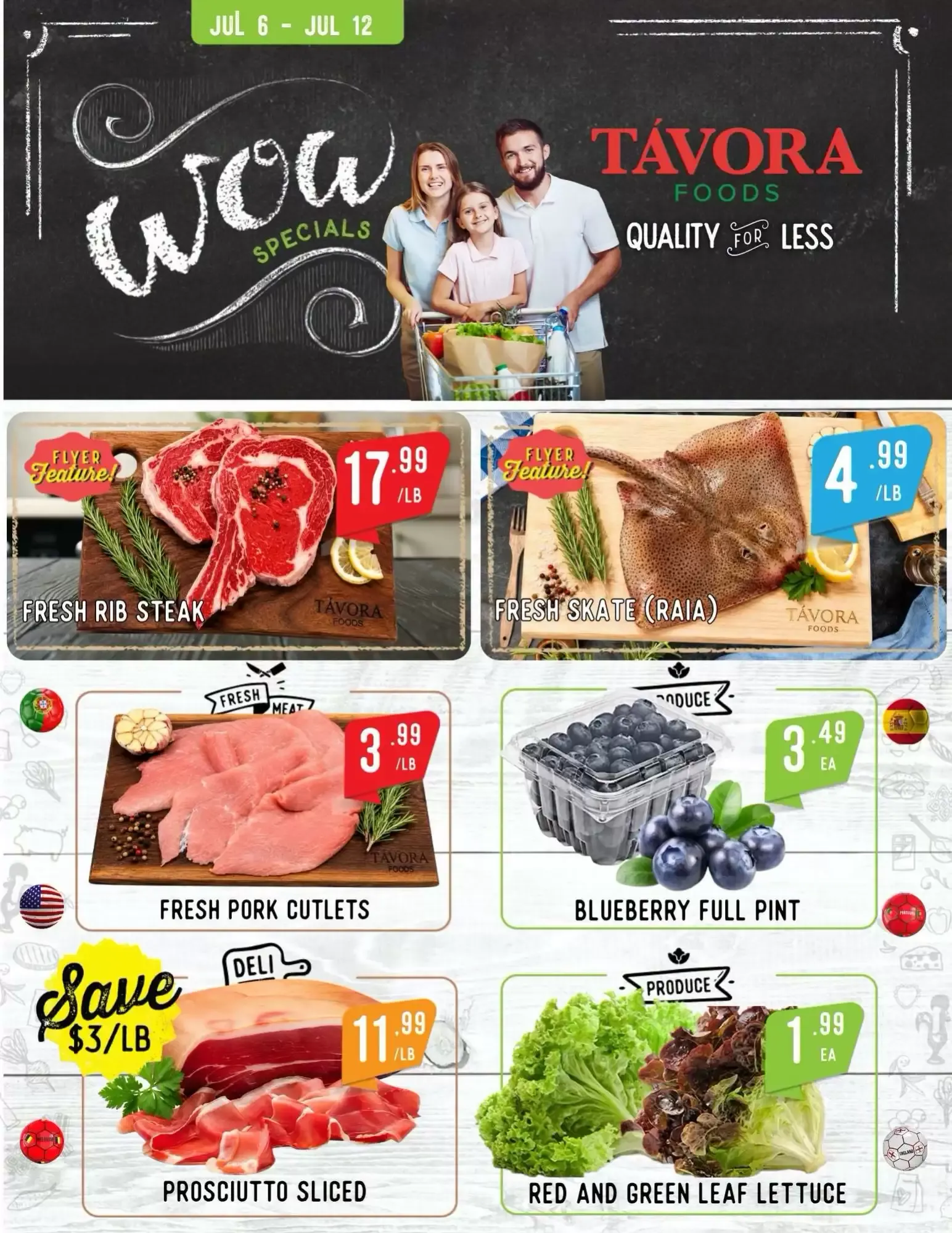 TÁVORA FOODS Wow Specials