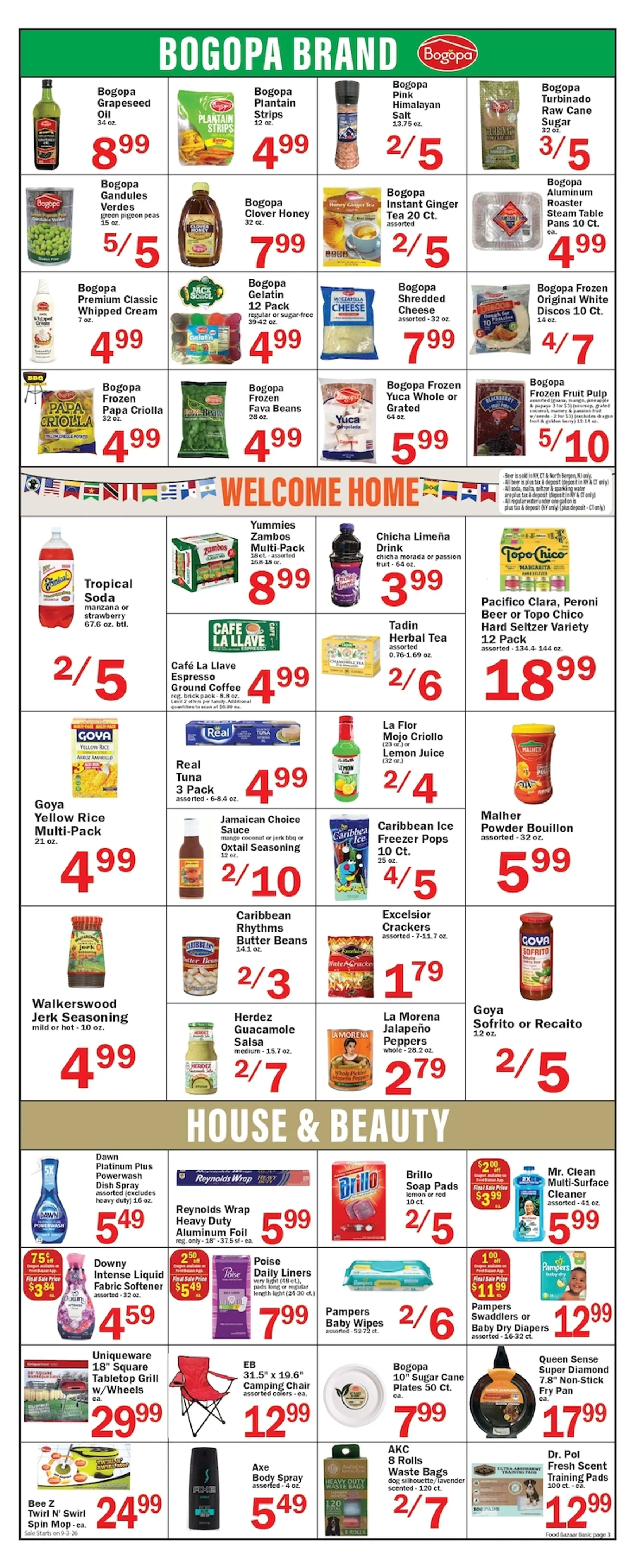 Weekly ad Food Bazaar Labor Day Sale from September 3 to September 9 2026 - Page 3