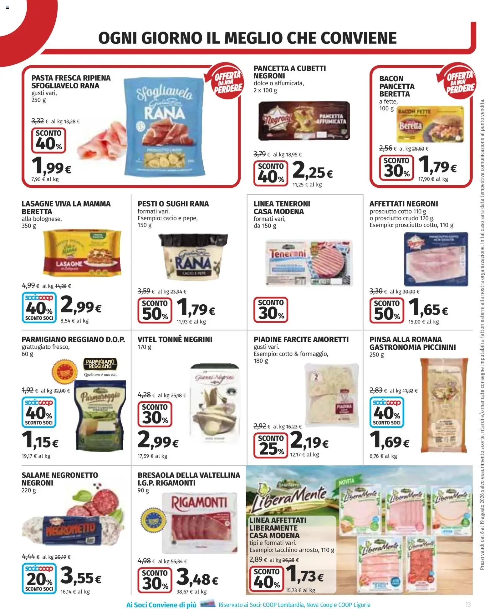 Coop Superstore - Risparmio Mio da 6 agosto a 19 agosto di 2026 - Pagina del volantino 13