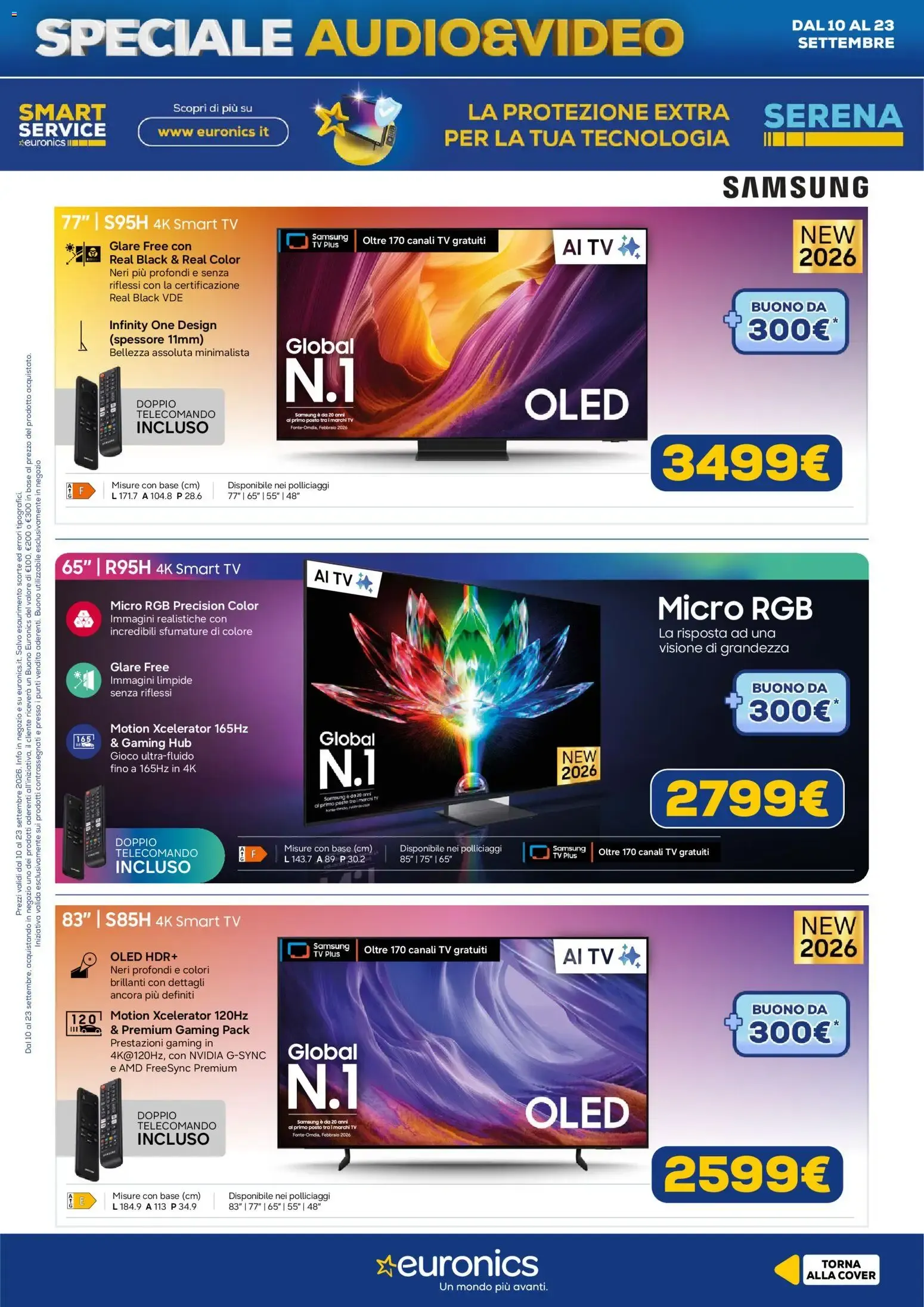 Nuovo Euronics volantino Audio Video dal 10/09/2026 > offerte anteprima 🛍️ da 10 settembre a 23 settembre di 2026 - Pagina del volantino 6