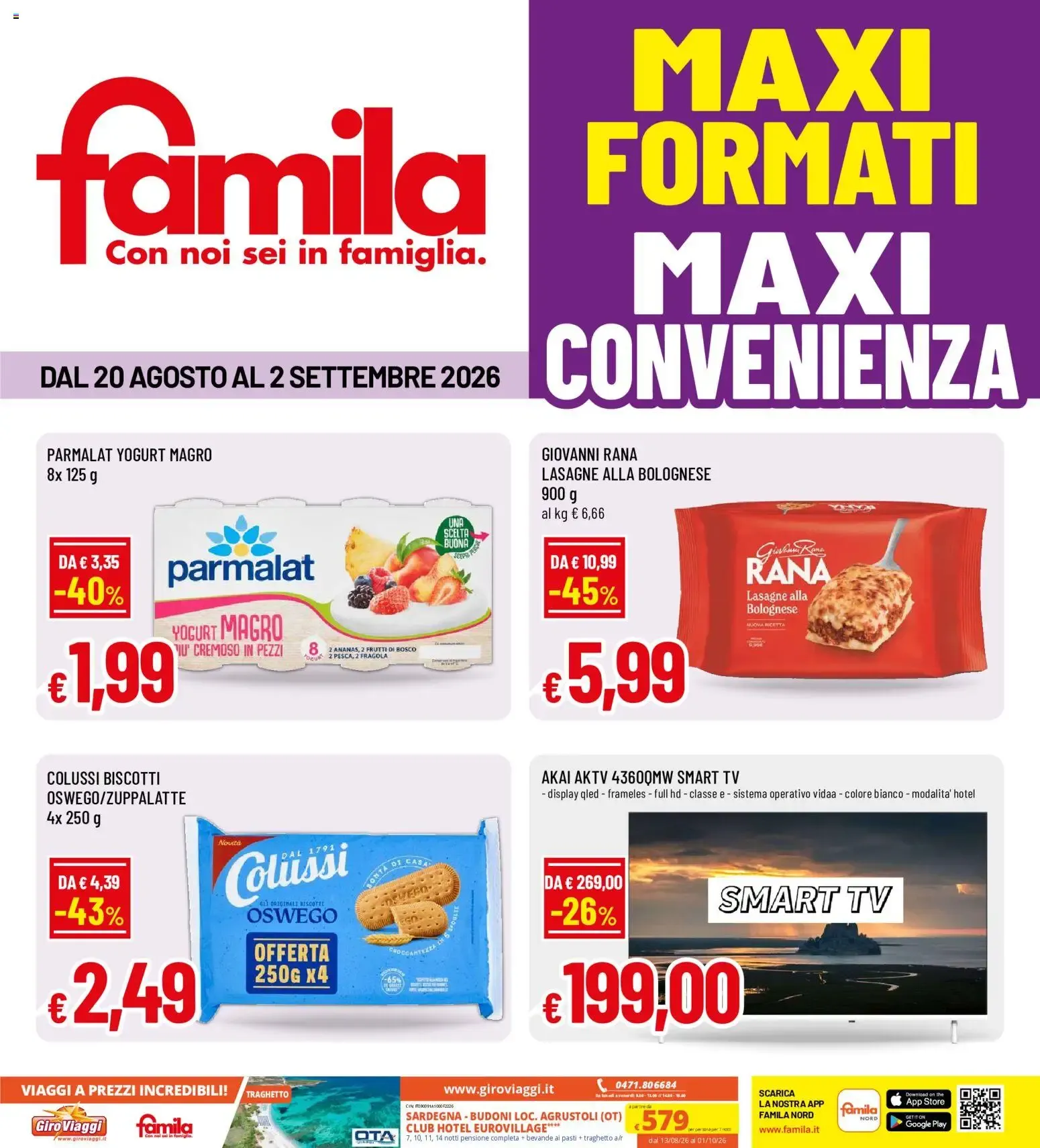 Nuovo Famila volantino dal 20/08/2026 > offerte anteprima 🛍️ da 20 agosto a 2 settembre di 2026 - Pagina del volantino 1