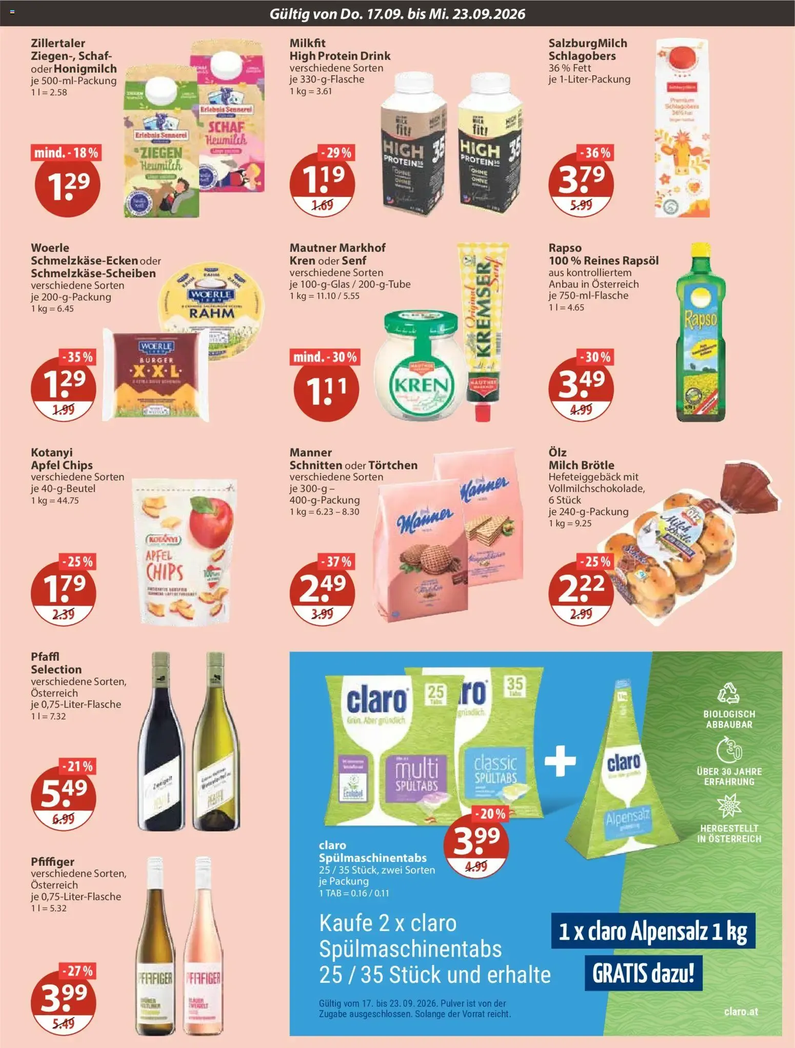 V-Markt Angebote vom 17.09.2026 – Angebote online von 17. September bis 23. September 2026 - Prospekt seite 11