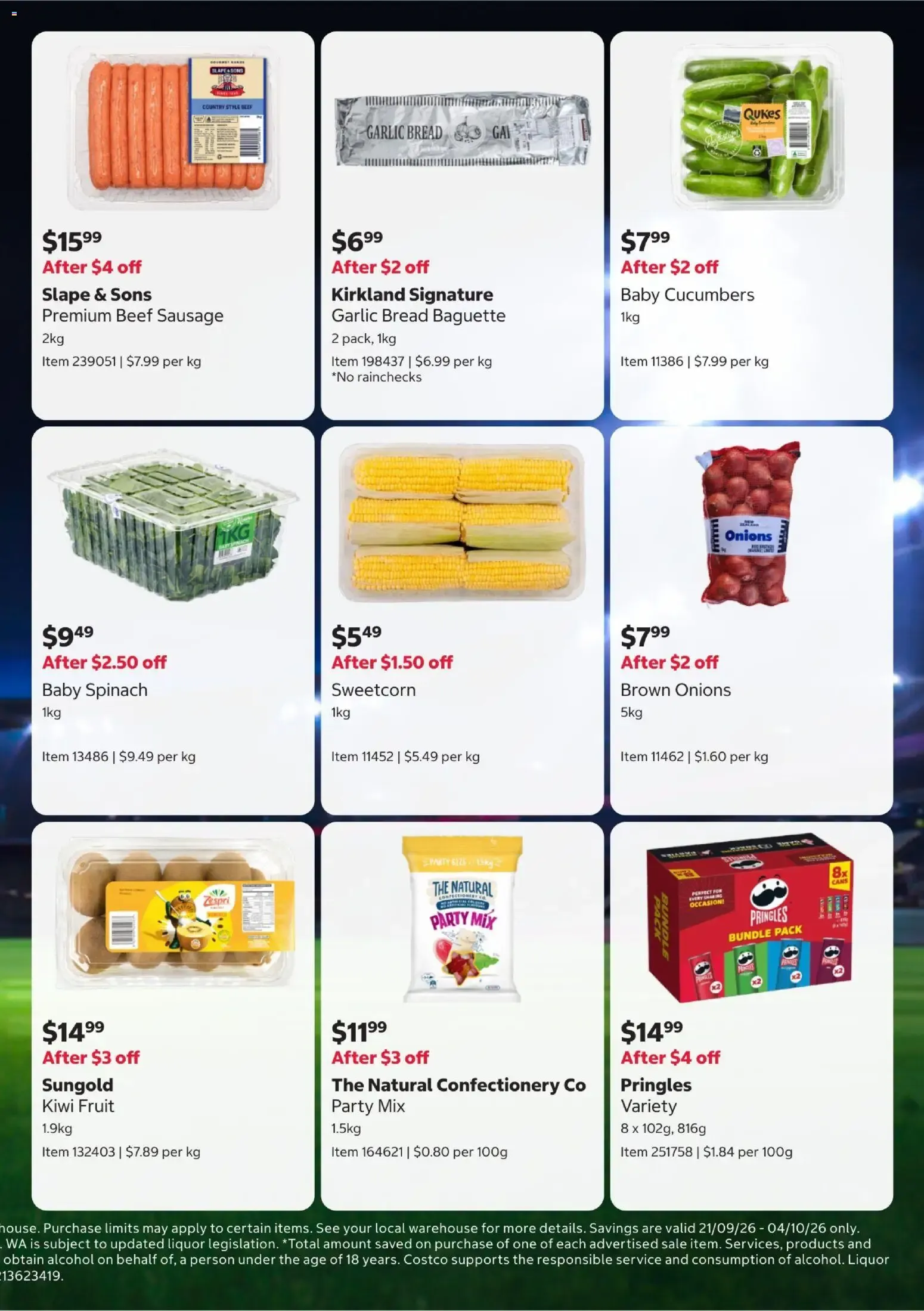 Costco Wholesale Footy Finals Deals - Catalogue valid from 21 September to 4 October 2026 - page 3