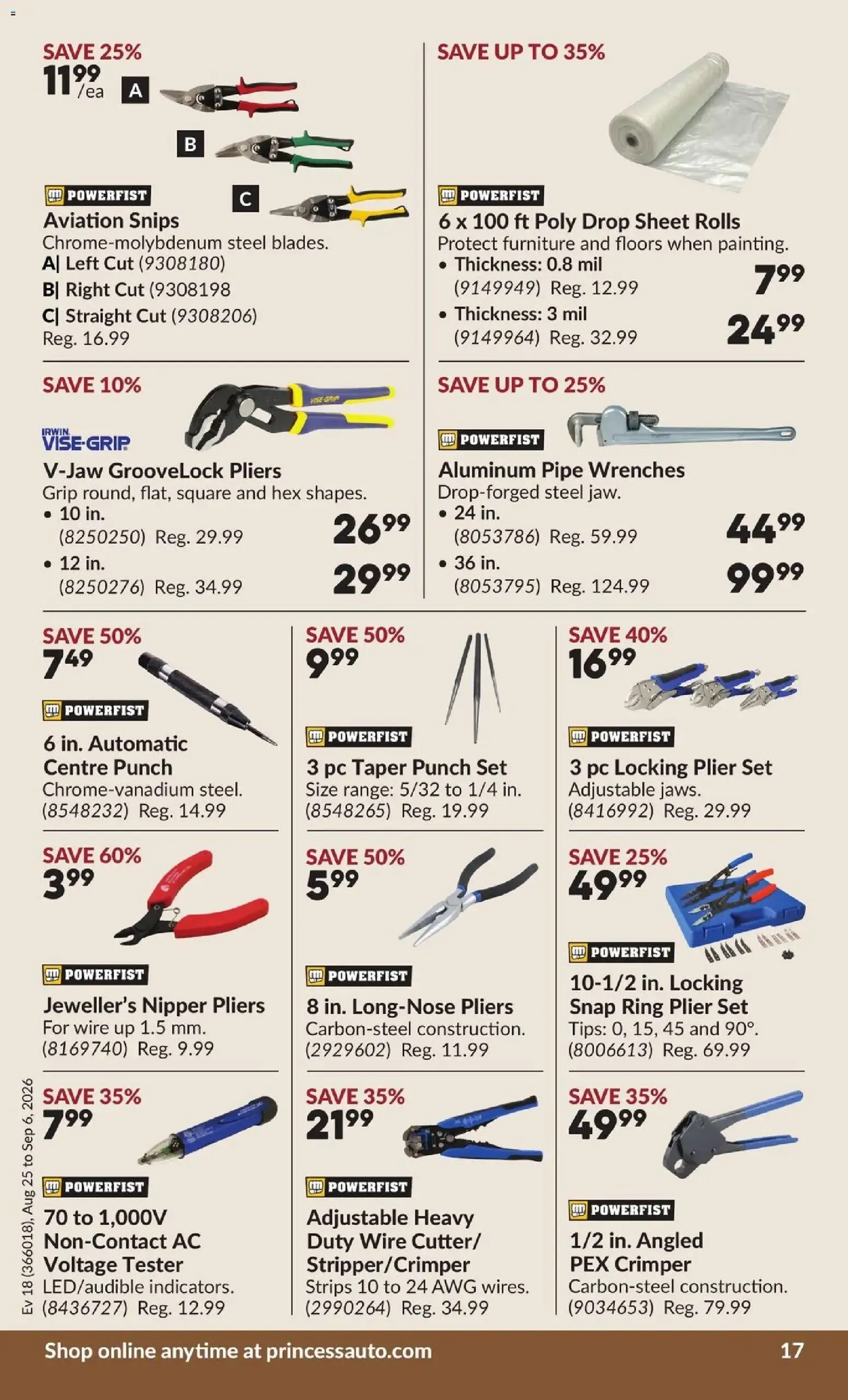 Princess Auto flyer - 2 Week Sale! from Aug 25, 2026 > weekly specials & deals from August 25 to September 6 2026 - flyer page 18
