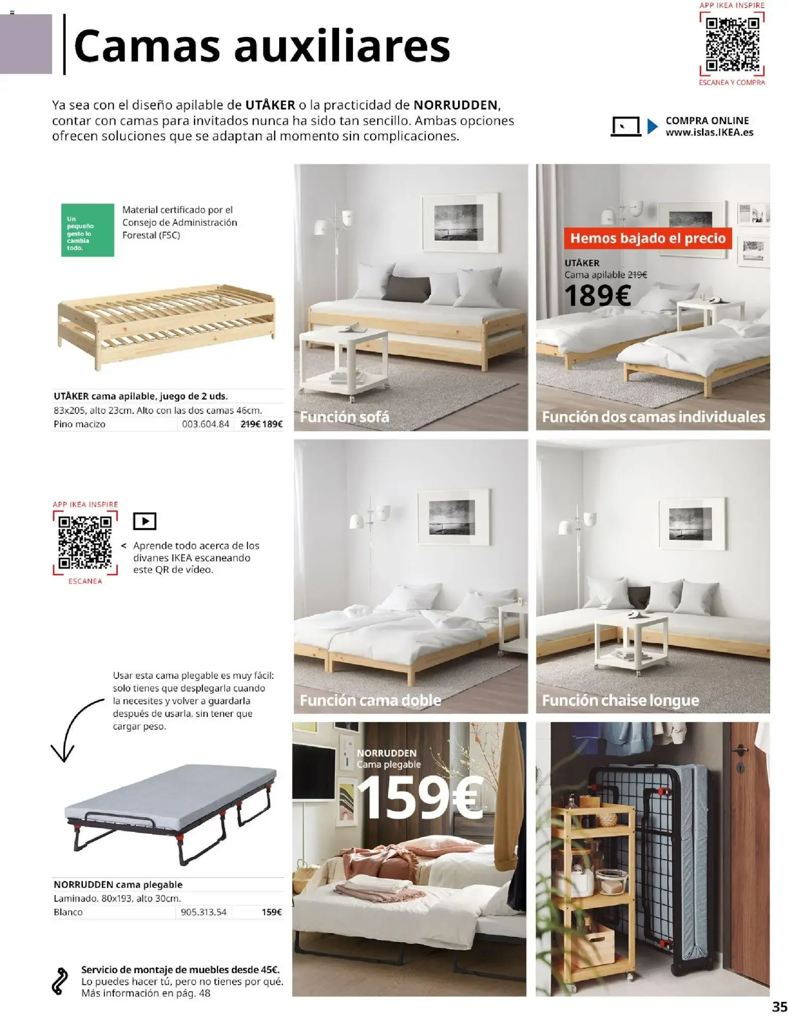 Catálogo de IKEA - Guía de Compra Muebles para el Dormitorio 1 de septiembre al 31 de enero 2027 - Página 35