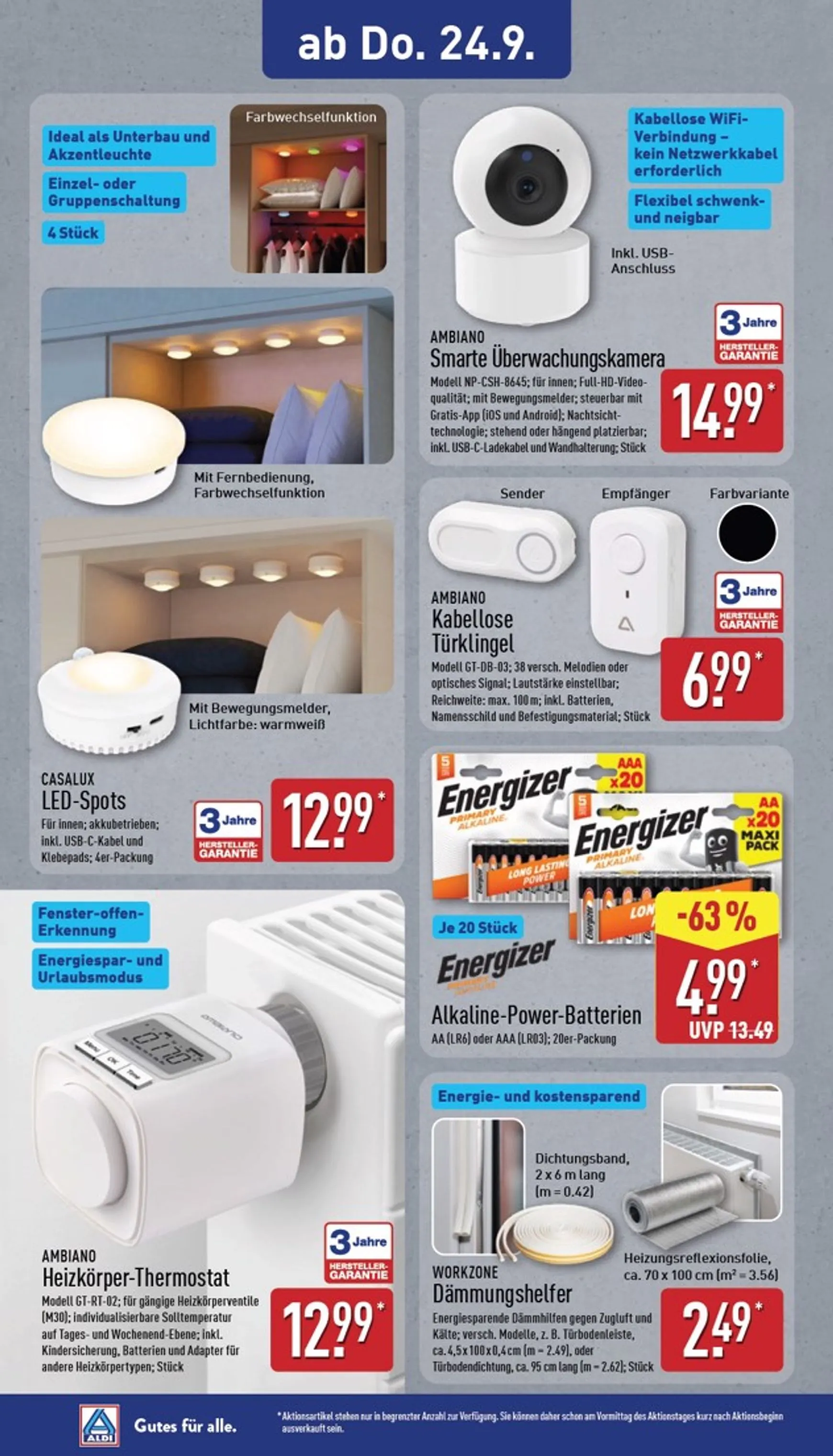 ALDI NORD - Ausblick Prospekt nächste Woche – von Montag 21.09.2026 bis Samstag 26.09.2026 von 21. September bis 26. September 2026 - Prospekt seite 12