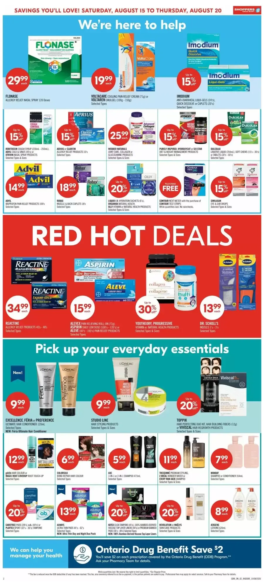 Shoppers Drug Mart flyer week 33 from August 15 to August 20 2026 - flyer page 5