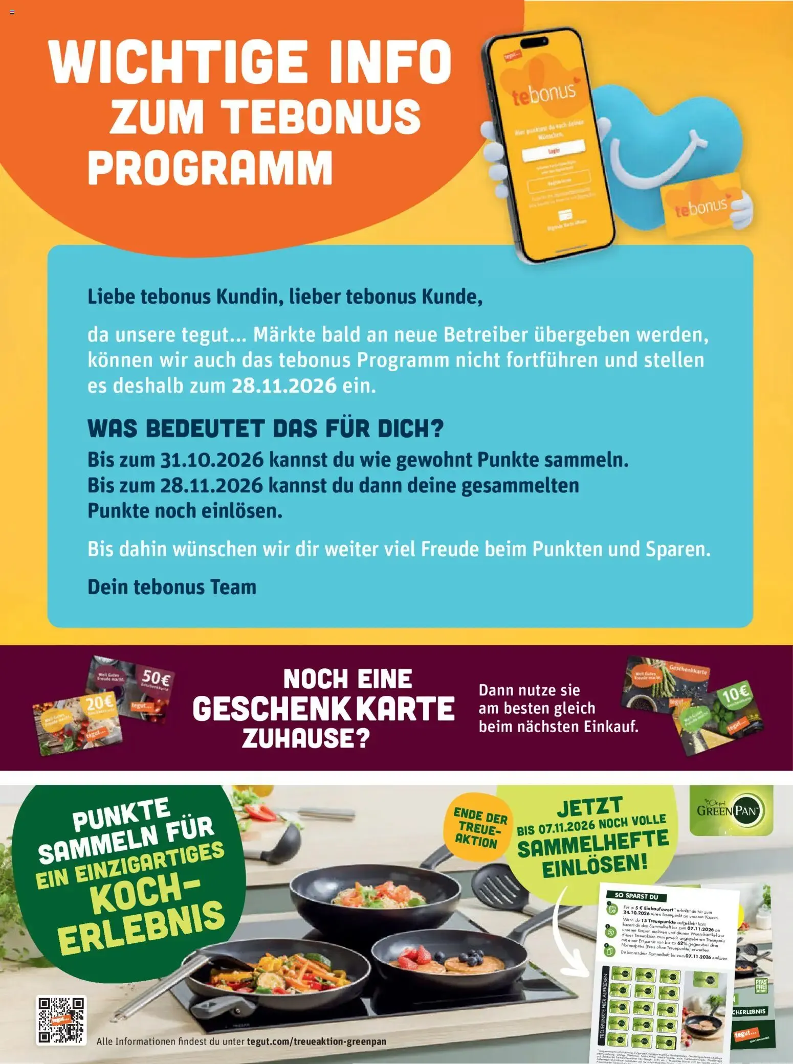 Tegut XXL-Wochen-Endspurt! von 30. Oktober bis 31. Oktober 2026 - Prospekt seite 17