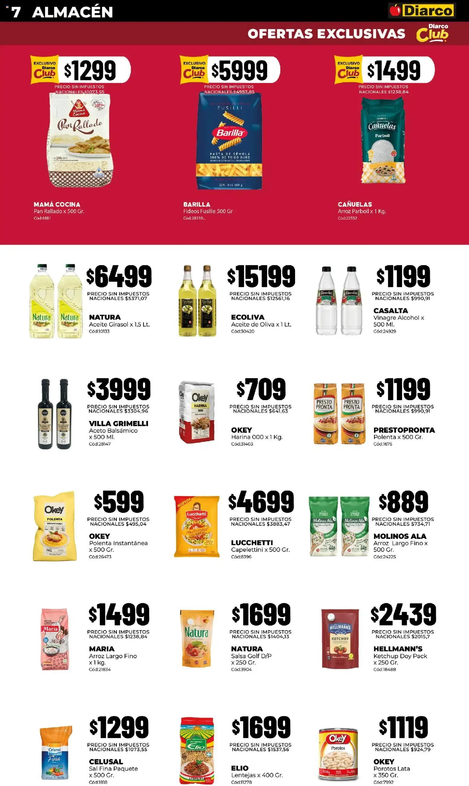 Ofertas de Diarco - Ofertas 3 de agosto al 7 de agosto 2026 - Página 7 del catálogo