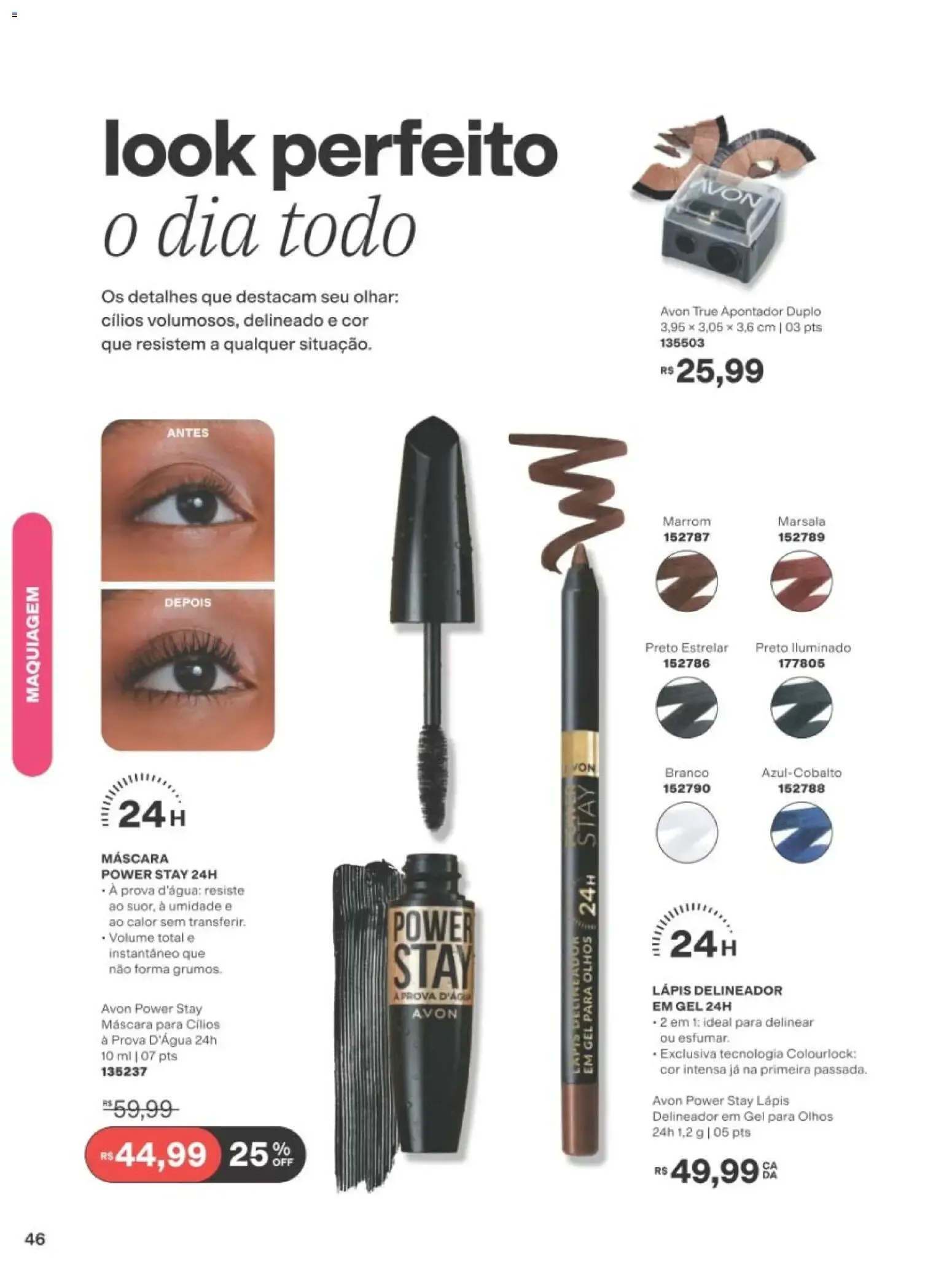 Encarte de Revista Avon folheto - Campanha 14 de 01/09/2026 | Promoção Online 1 de setembro até 20 de setembro 2026 - Pagina 46