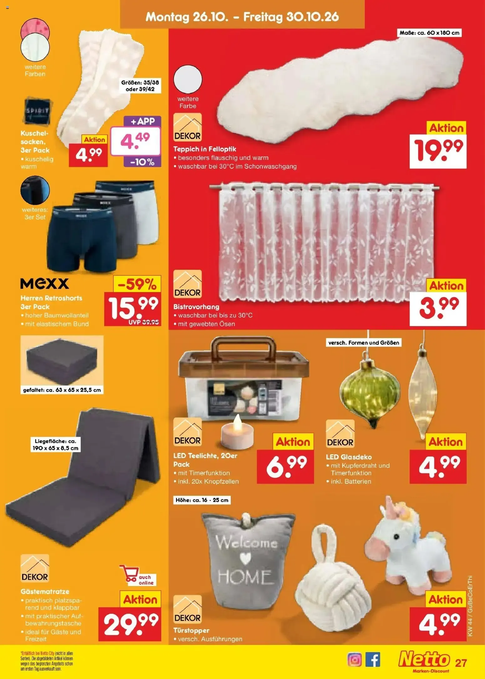 Netto Marken-Discount Prospekt Leipzig (ab 26.10.2026) » Angebote von 26. Oktober bis 30. Oktober 2026 - Prospekt seite 41