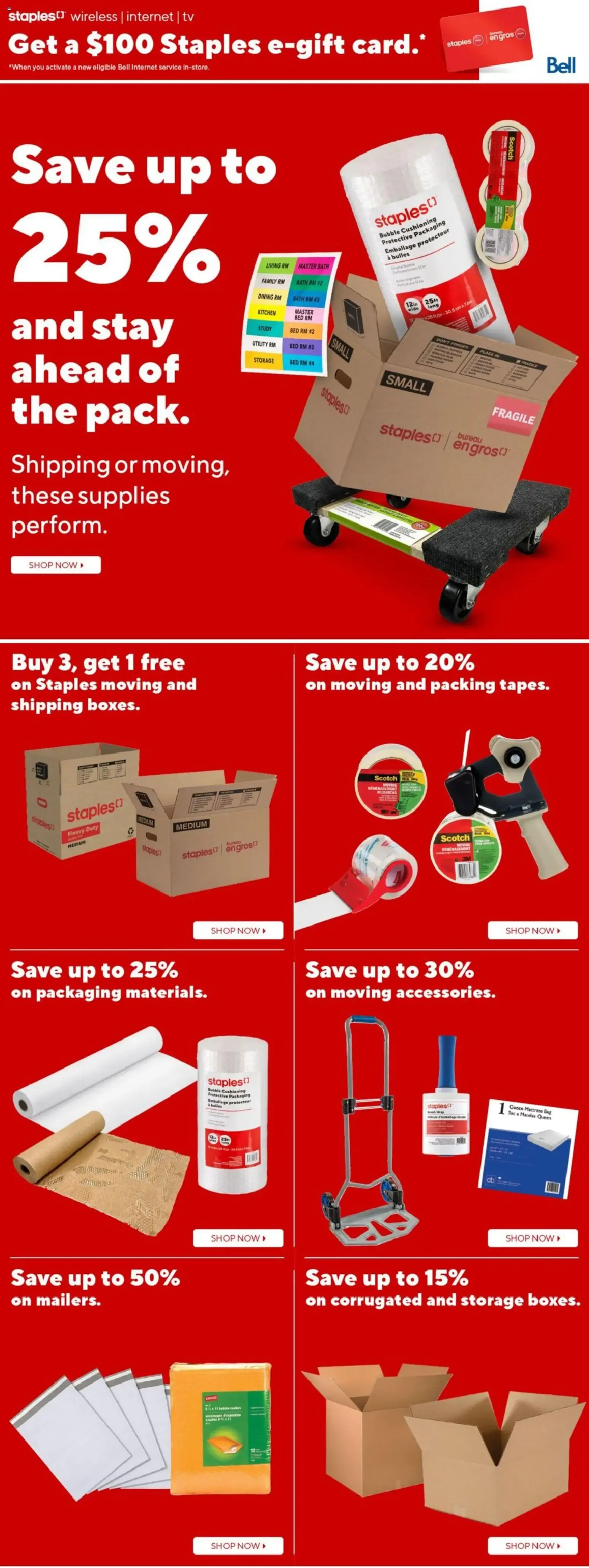 Staples weekly flyer / circulaire from Jun 5, 2026 > weekly specials & deals from June 5 to June 11 2026 - flyer page 4