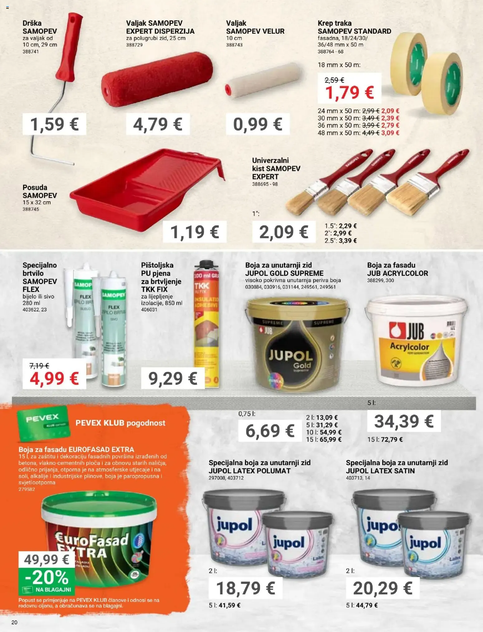 Katalog PEVEX Katalog od 24. rujna do 20. listopada 2026. - Pregled Stranica 20
