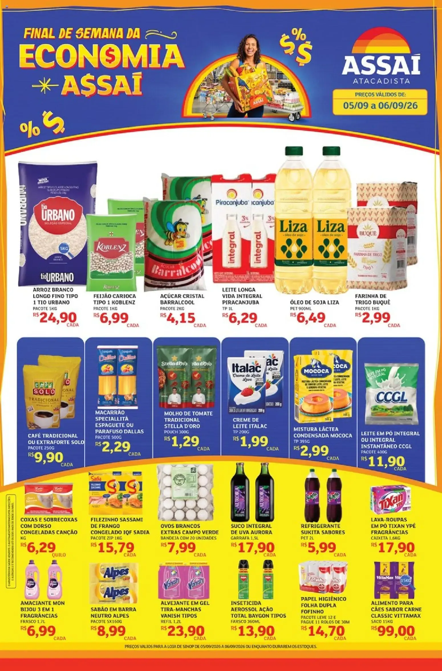 Encarte de Assaí Atacadista ofertas - MT de 05/09/2026 | Promoções Online 5 de setembro até 6 de setembro 2026 - Pagina 1