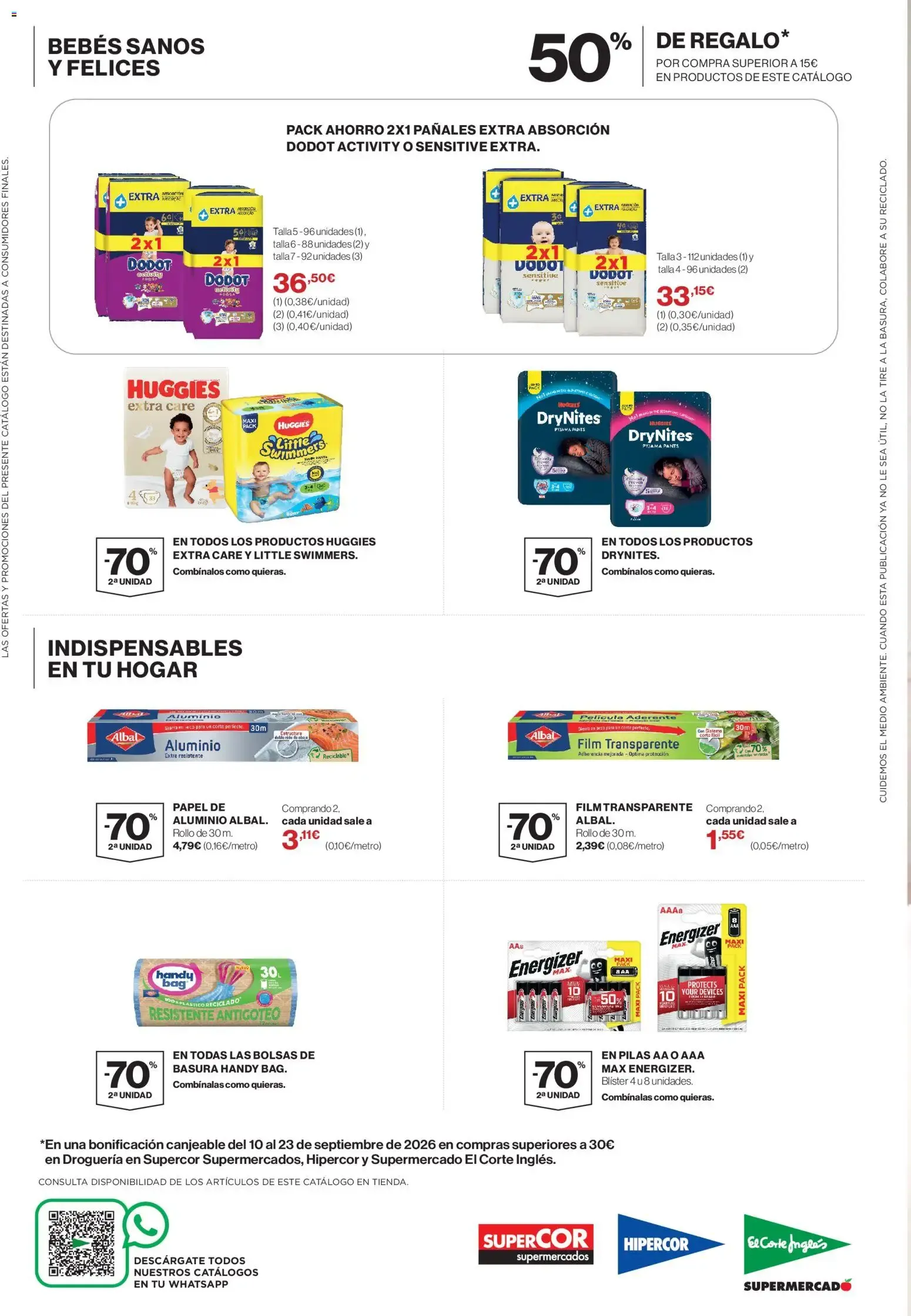 Catálogo de Supercor Limpieza y Cuidado del Hogar 26/08/2026 - 09/09/2026 26 de agosto al 9 de septiembre 2026 - Página 8