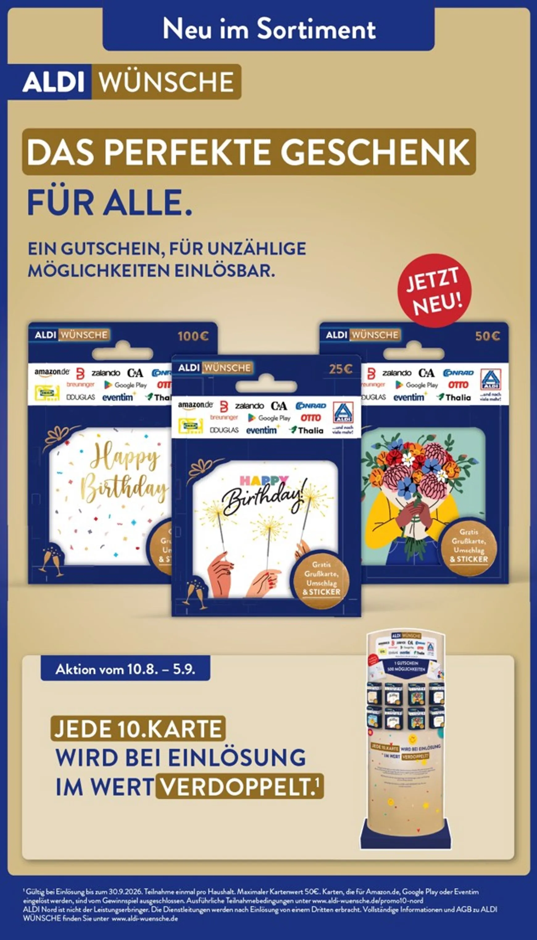 ALDI NORD Prospekt nächste Woche – von Montag 31.08.2026 bis Samstag 05.09.2026 von 31. August bis 5. September 2026 - Prospekt seite 39