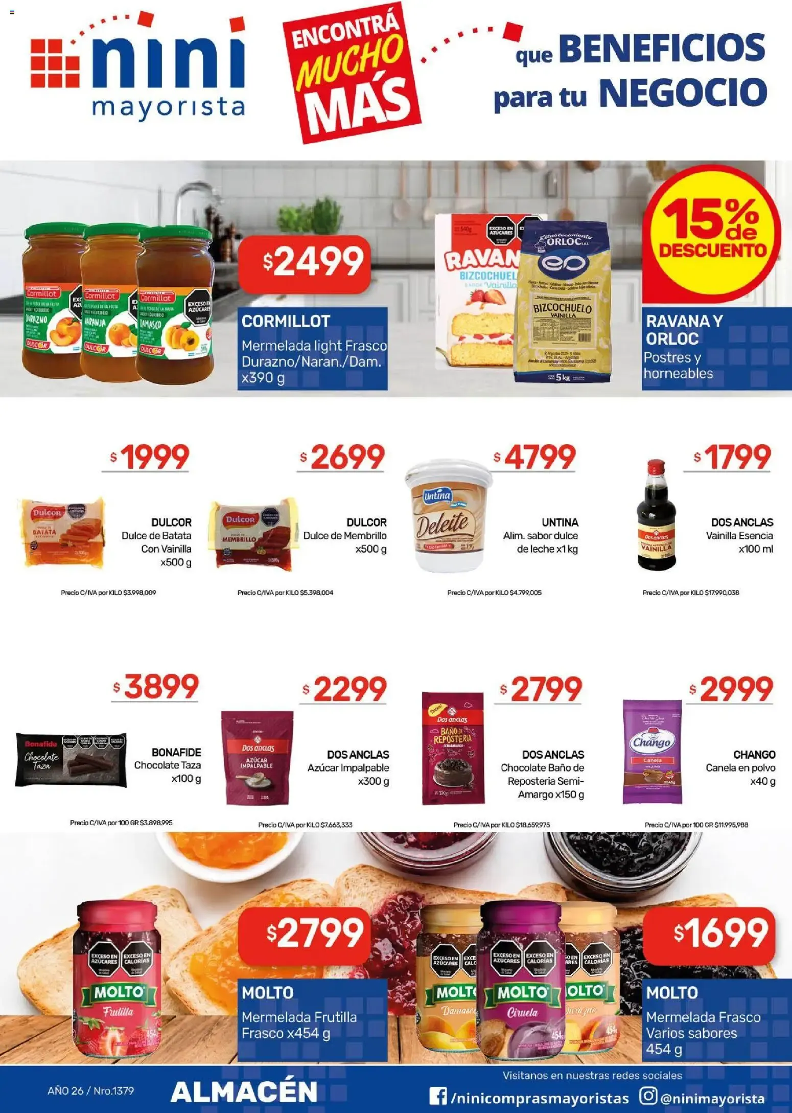 Ofertas de NINI Mayorista catálogo del 28/09/2026 - 04/10/2026 28 de septiembre al 4 de octubre 2026 - Página 36 del catálogo
