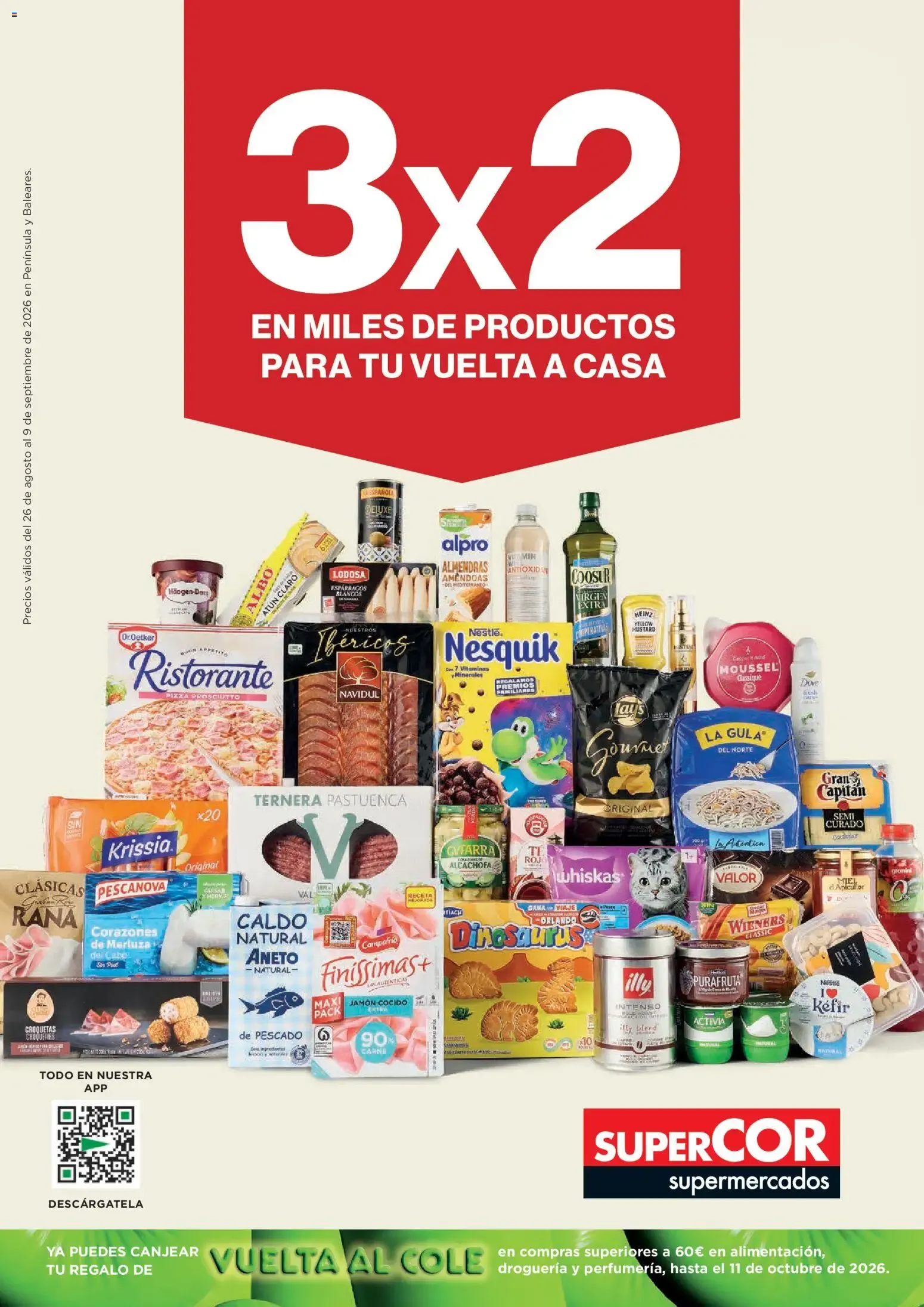Catálogo de 3x2 en miles de productos para tu vuelta a casa 26 de agosto al 9 de septiembre 2026 - Página 1