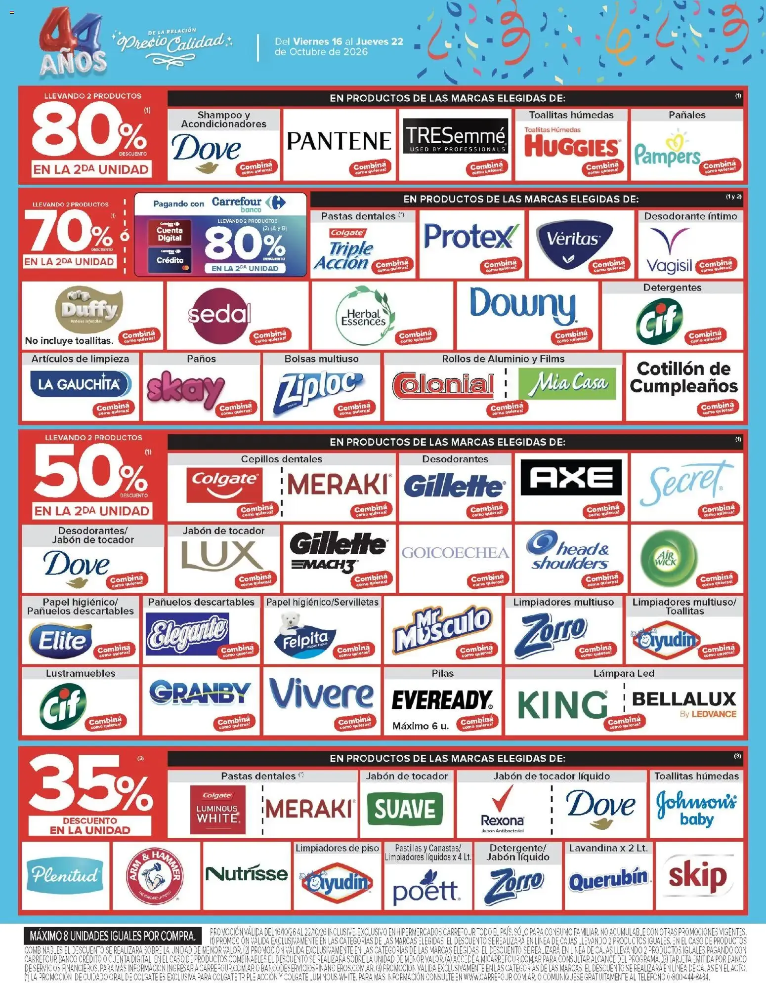 Ofertas de Carrefour: 3ra Semana de Festejos y 44 Años - Ofertas de Productos Carrefour 16 de octubre al 22 de octubre 2026 - Página 21 del catálogo