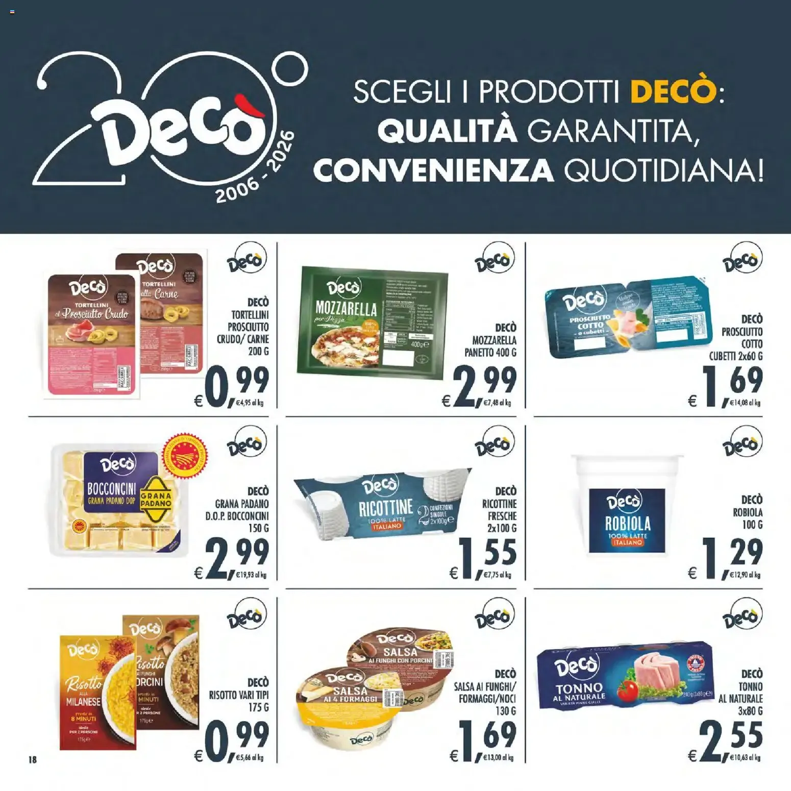Nuovo Decò volantino Supermercati Favignana dal 10/07/2026 > offerte anteprima 🛍️ da 10 luglio a 20 luglio di 2026 - Pagina del volantino 18