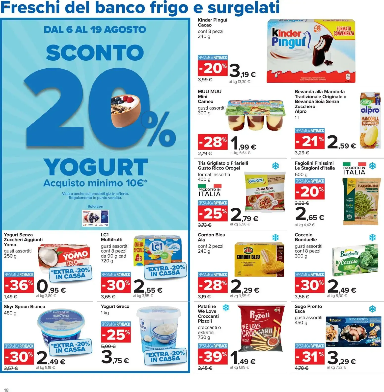Carrefour Iper: Prezzi Bollenti da 6 agosto a 19 agosto di 2026 - Pagina del volantino 18