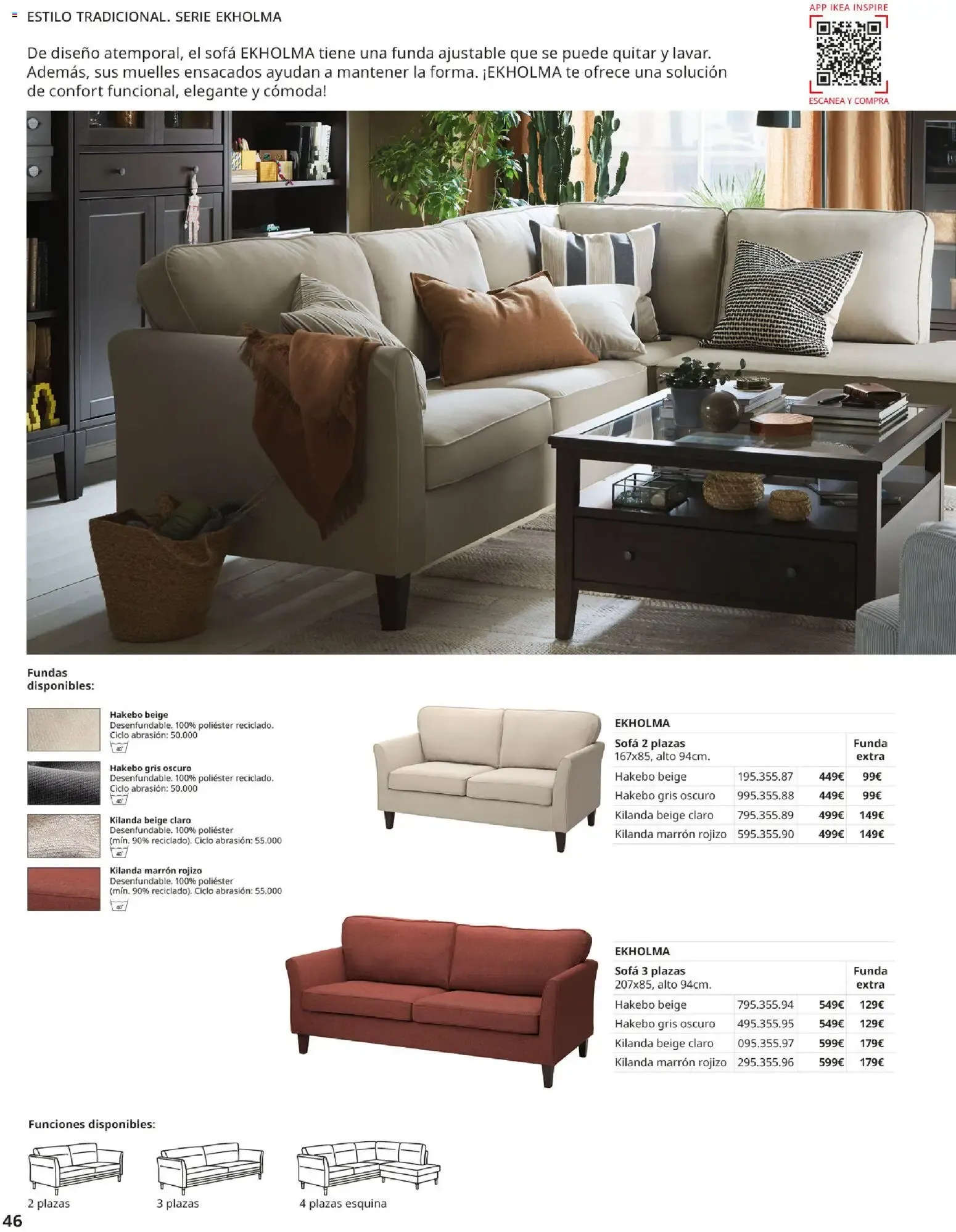 Catálogo de Guía de Compra Sofás IKEA 7 de mayo al 31 de agosto 2026 - Página 46