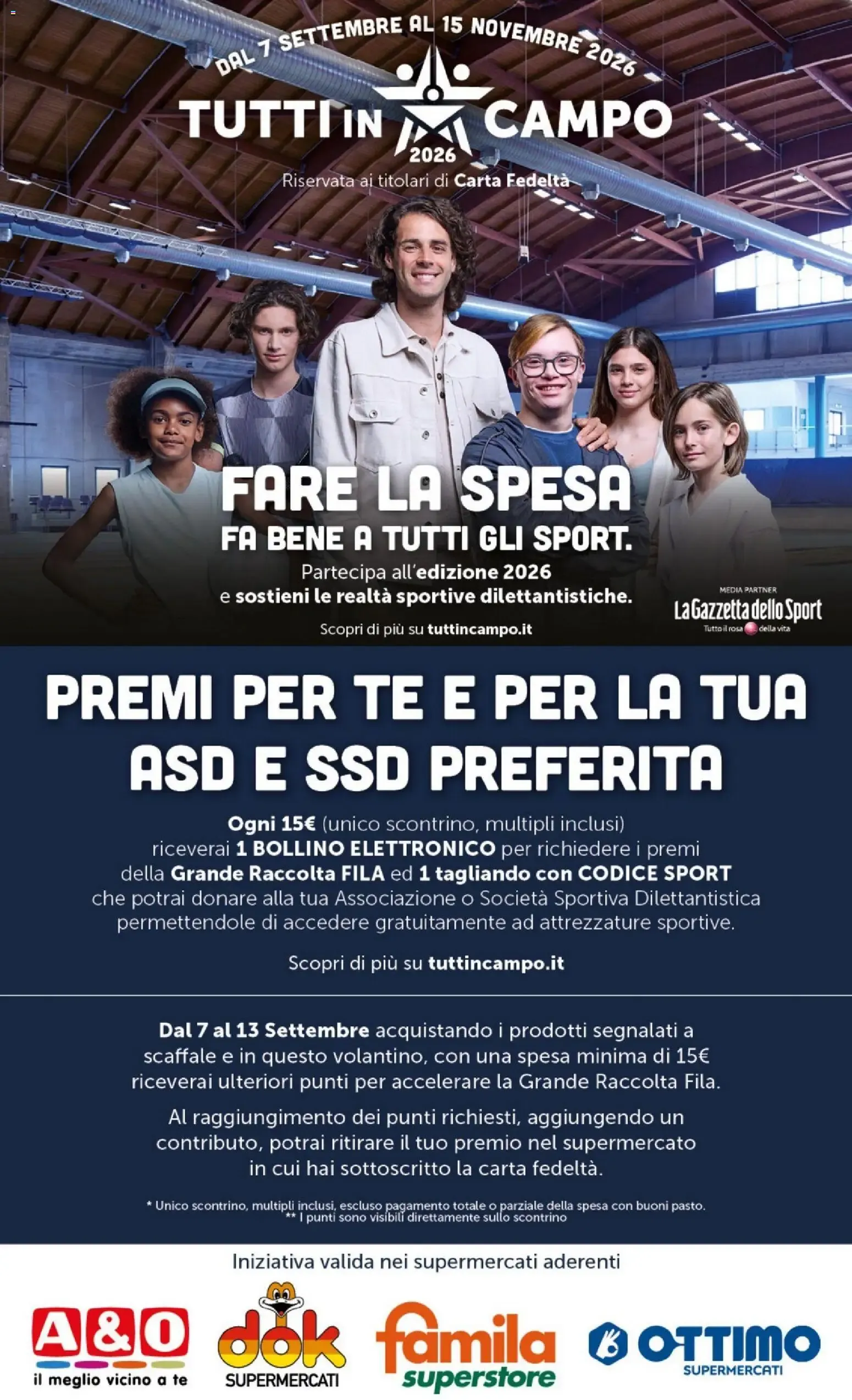 TUTTI IN CAMPO 2026